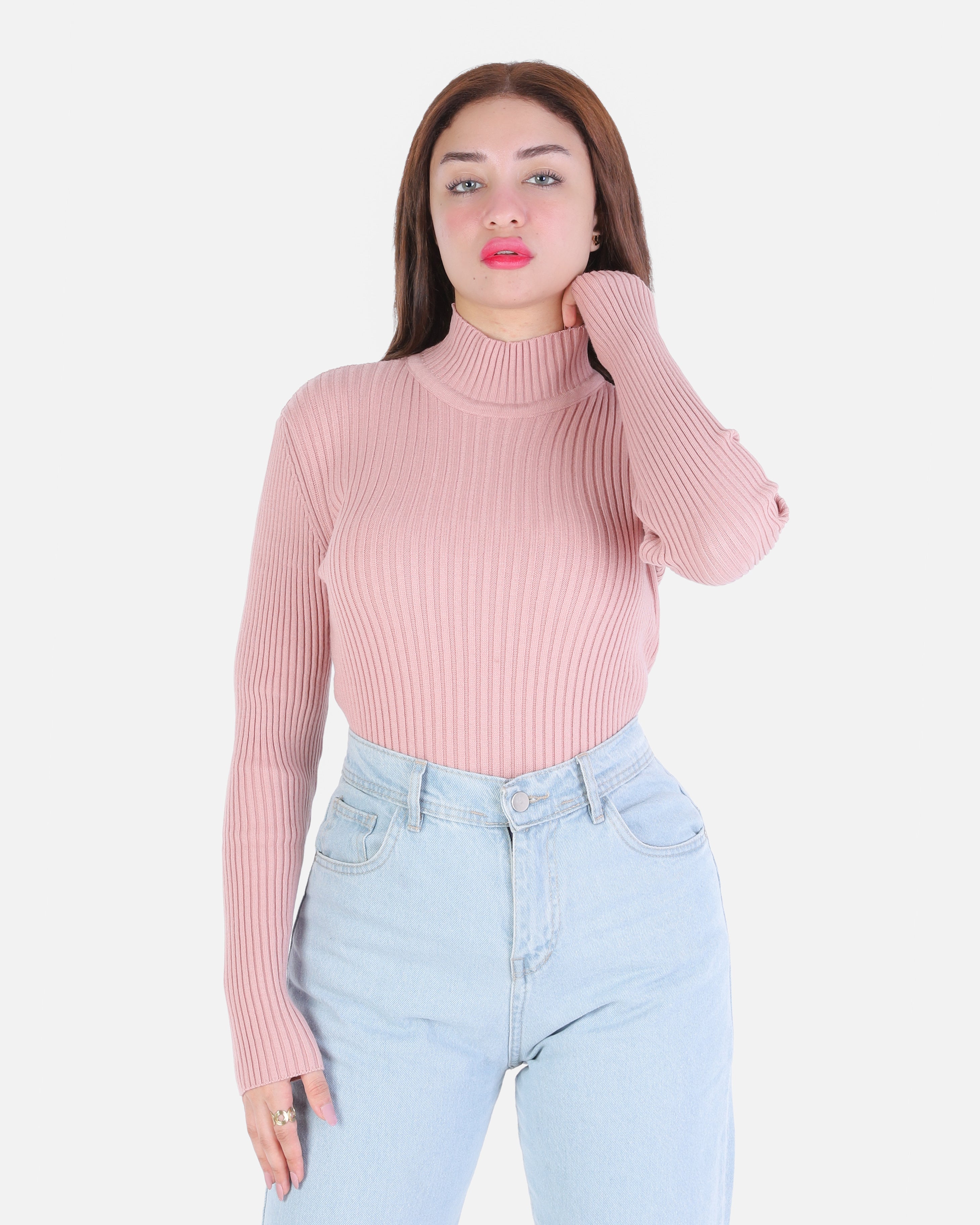 Basic Ribbed Knit Top 2136/105