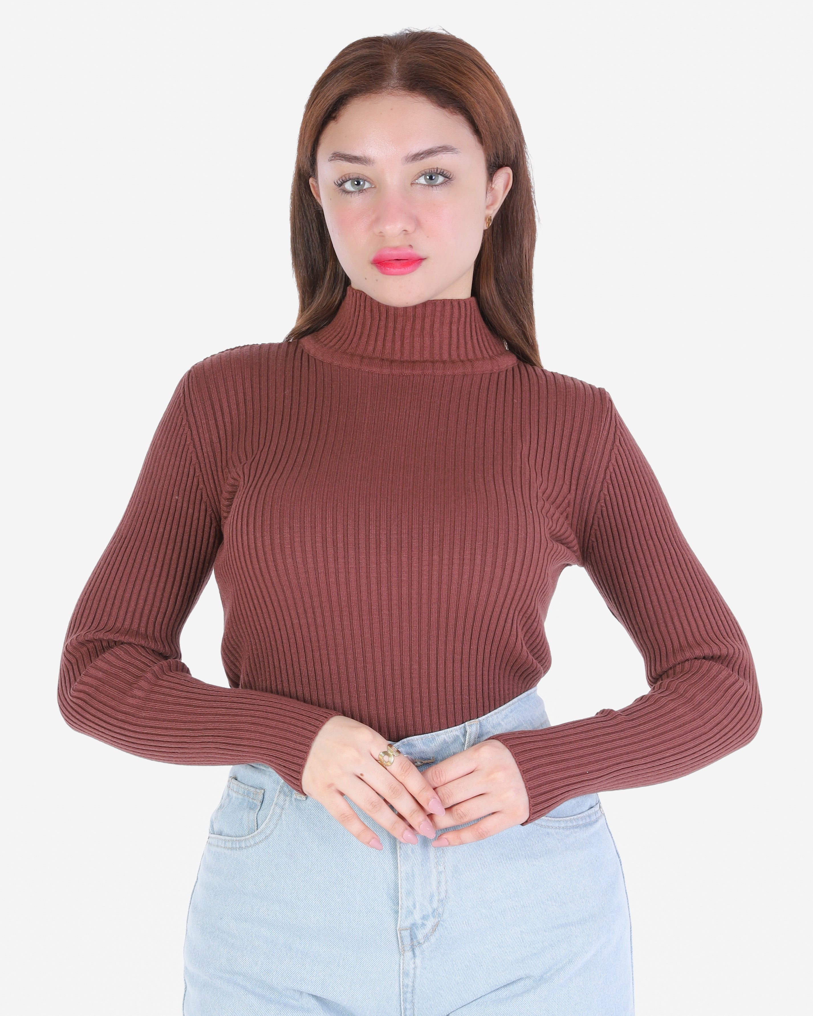 Basic Ribbed Knit Top 2136/105