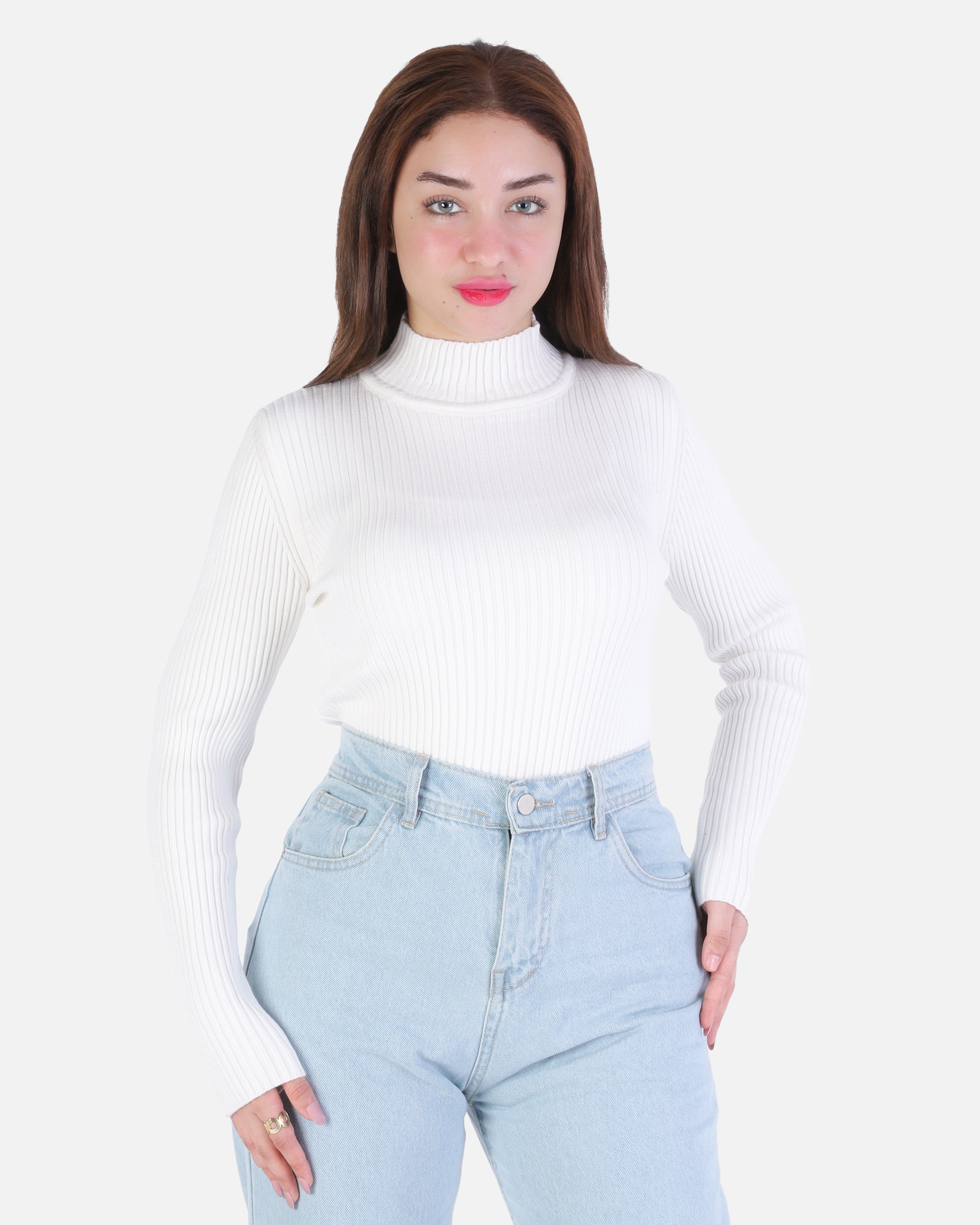 Basic Ribbed Knit Top 2136/105