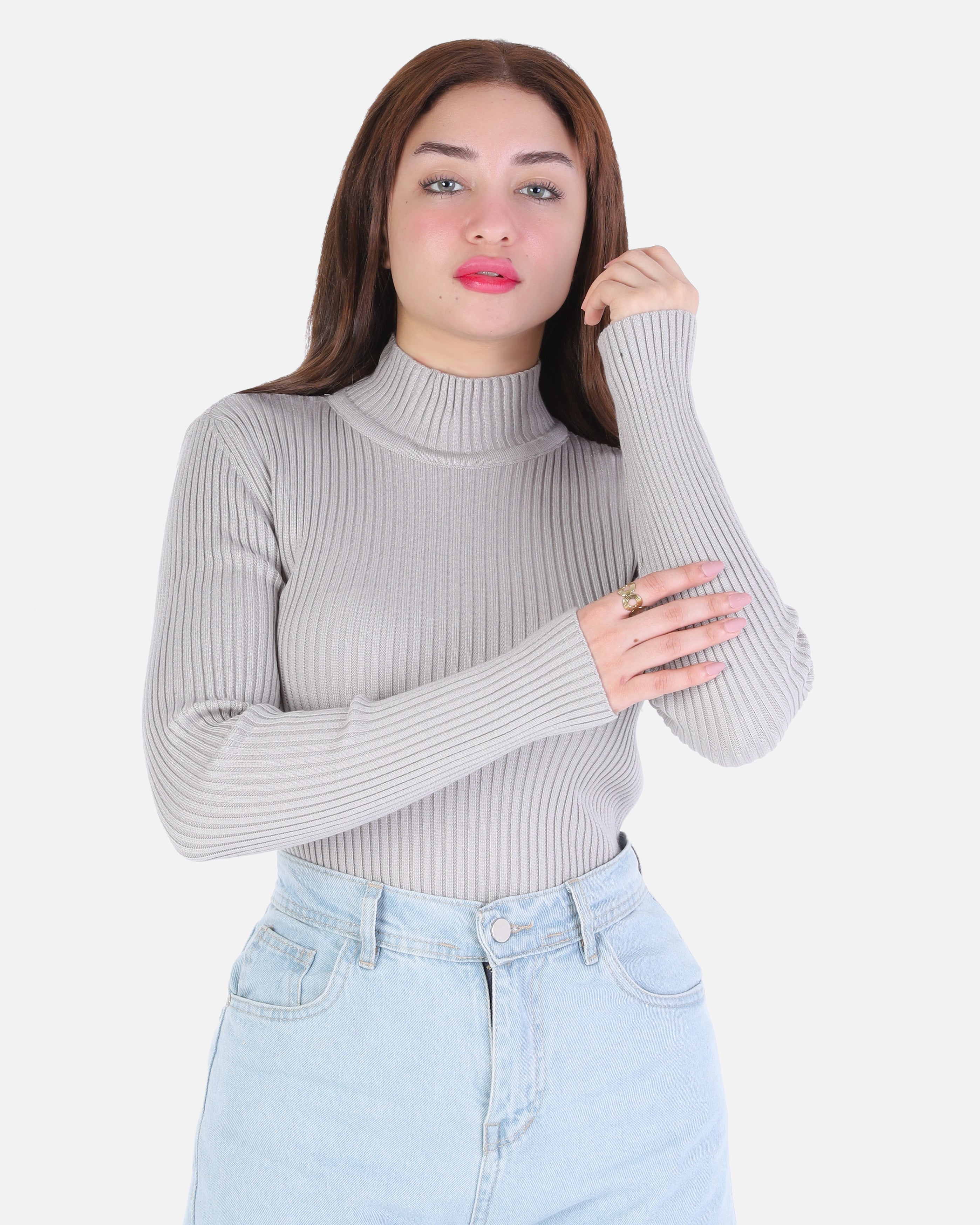 Basic Ribbed Knit Top 2136/105