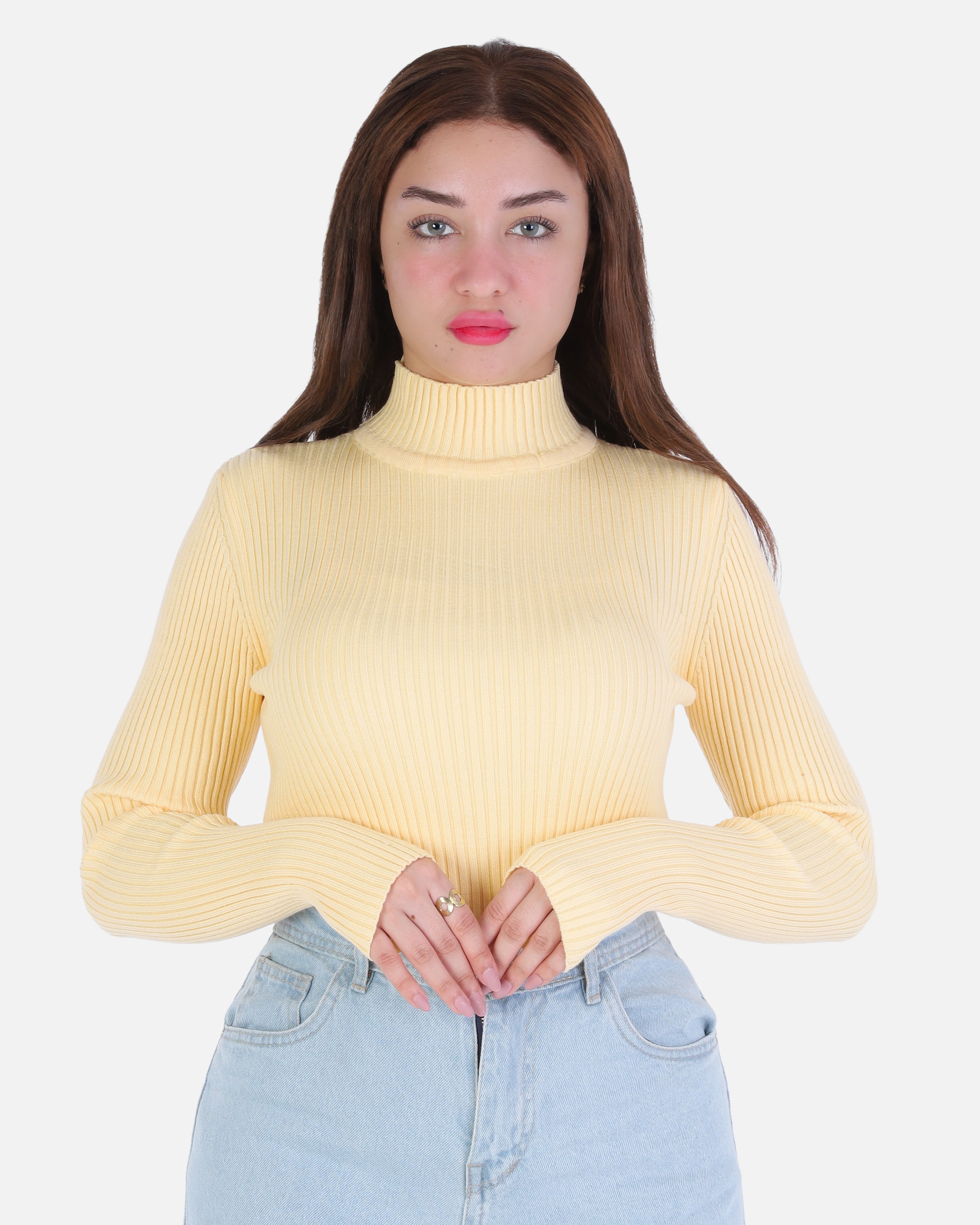 Basic Ribbed Knit Top 2136/105