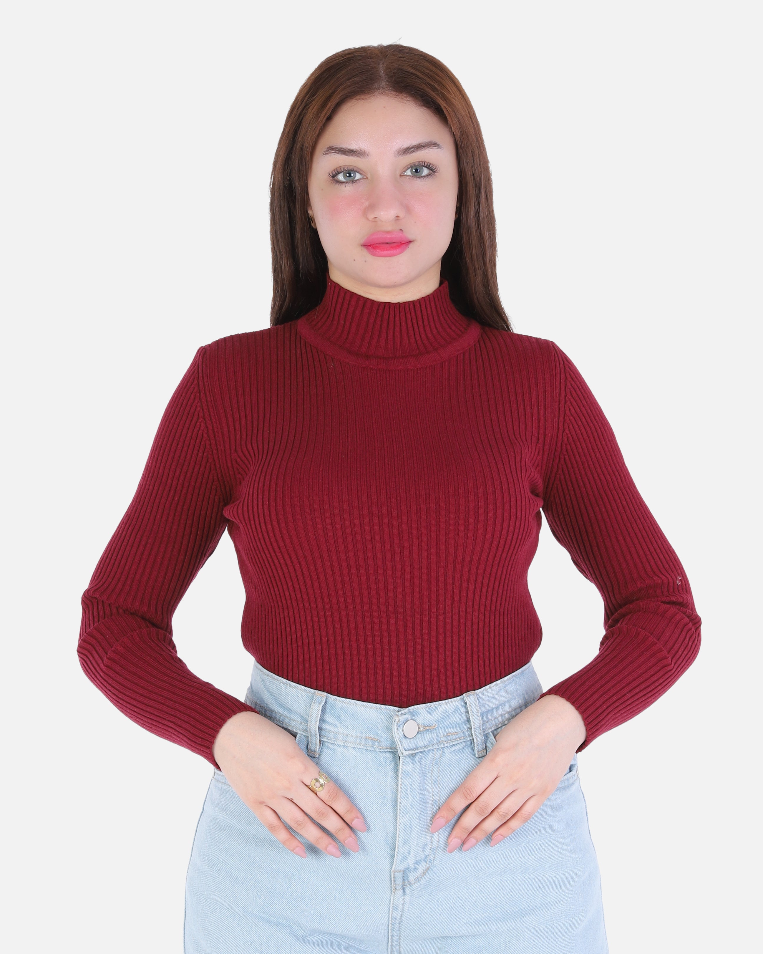 Basic Ribbed Knit Top 2136/105