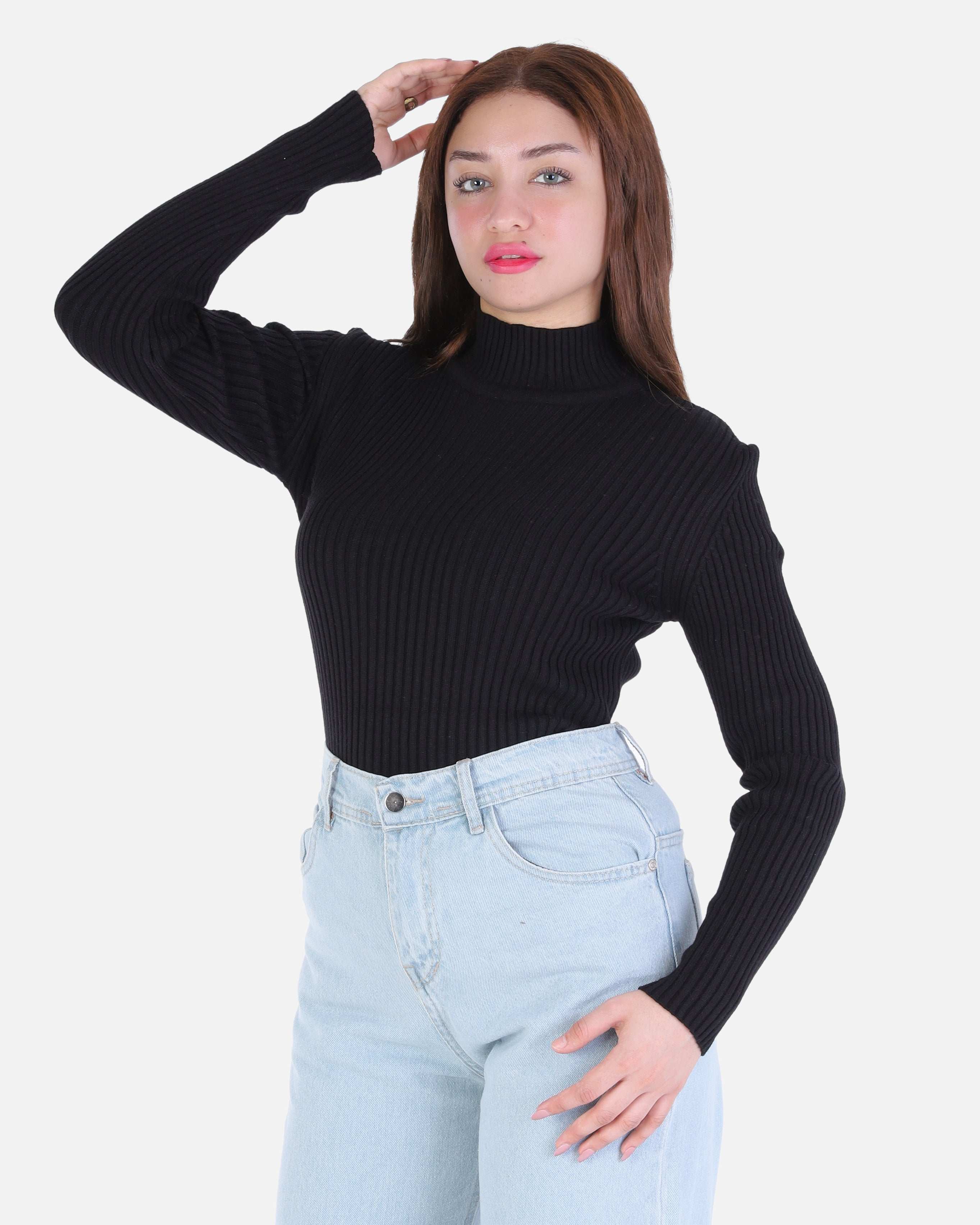 Basic Ribbed Knit Top 2136/105