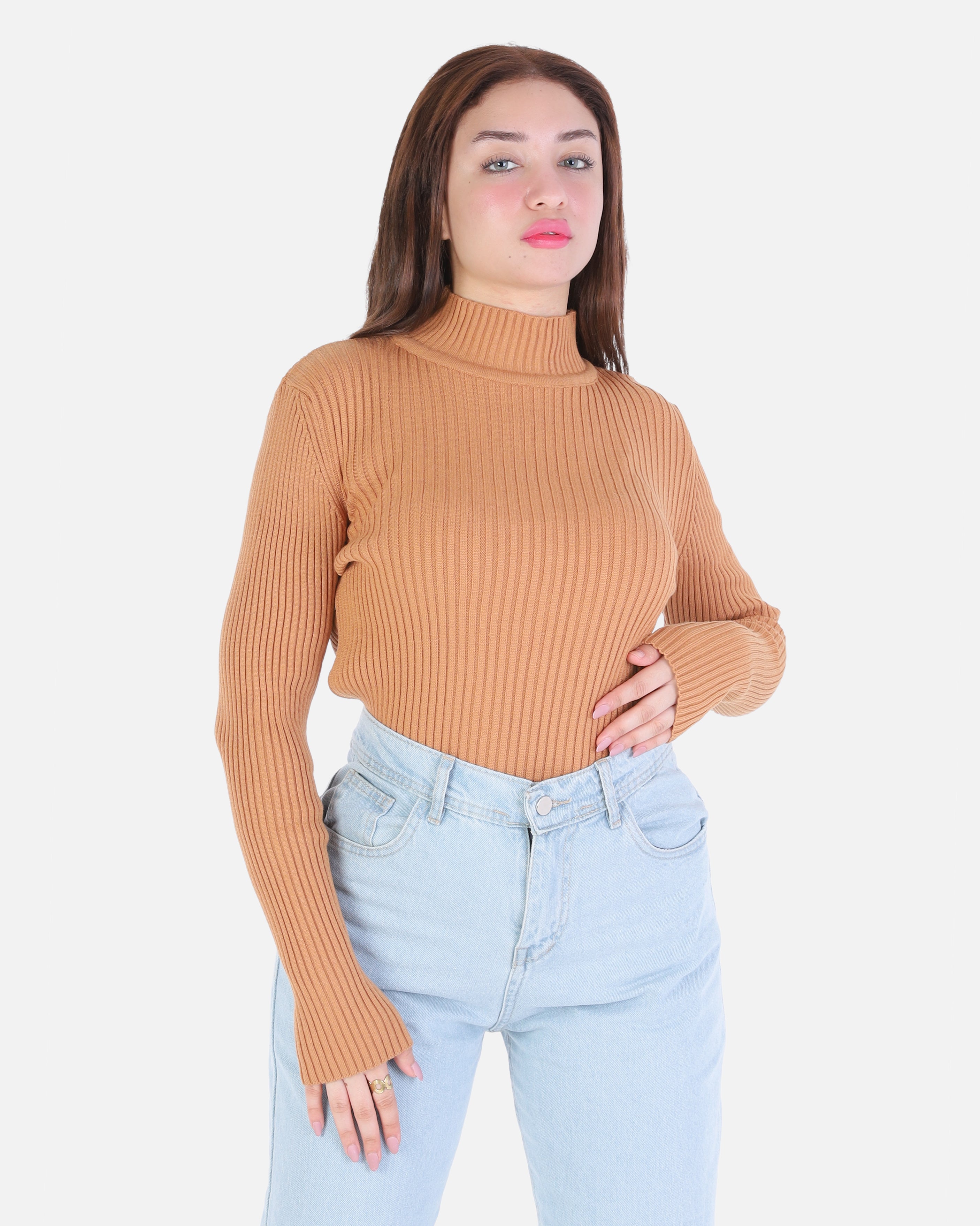 Basic Ribbed Knit Top 2136/105