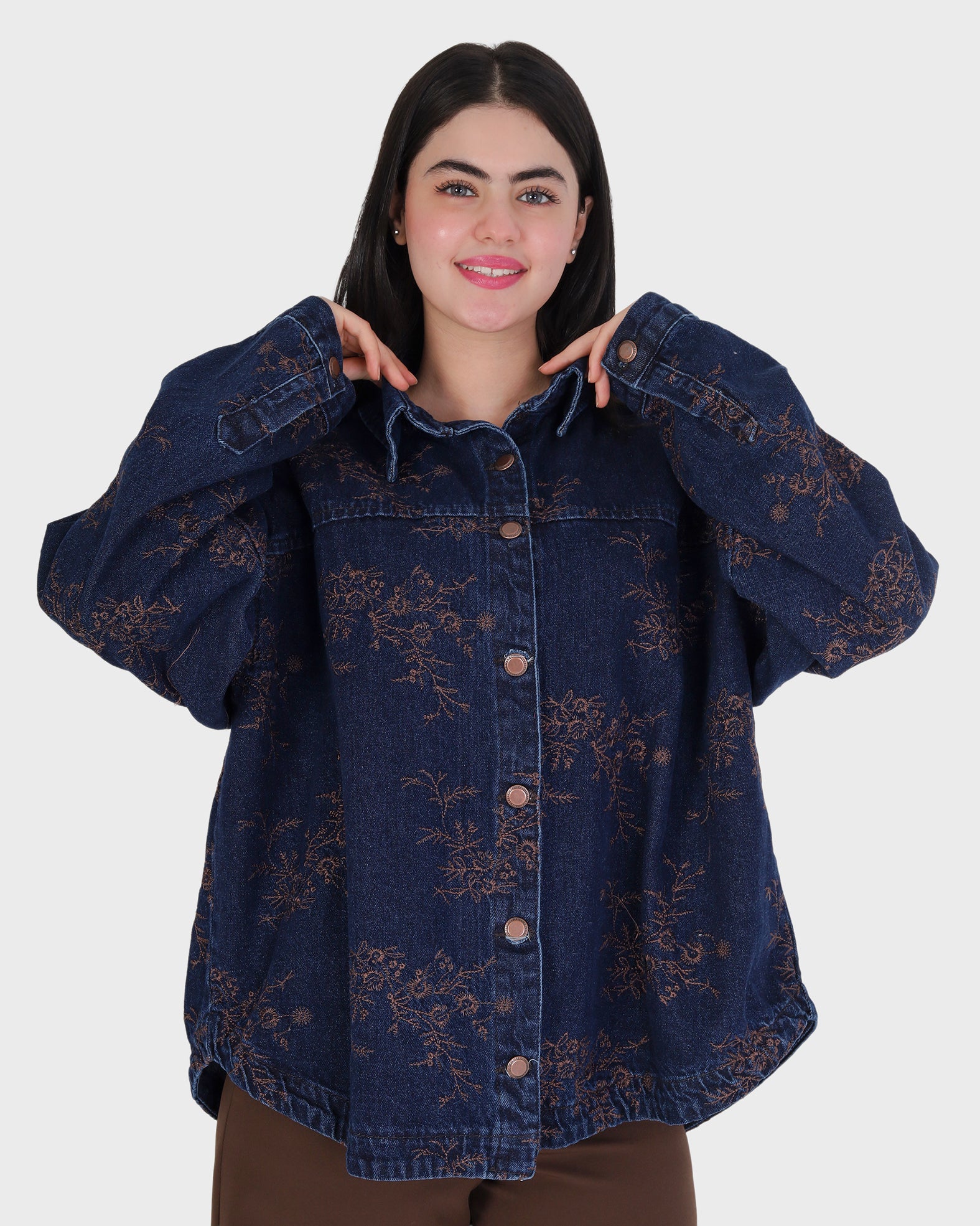 Embroidered Denim Jacket 21911590
