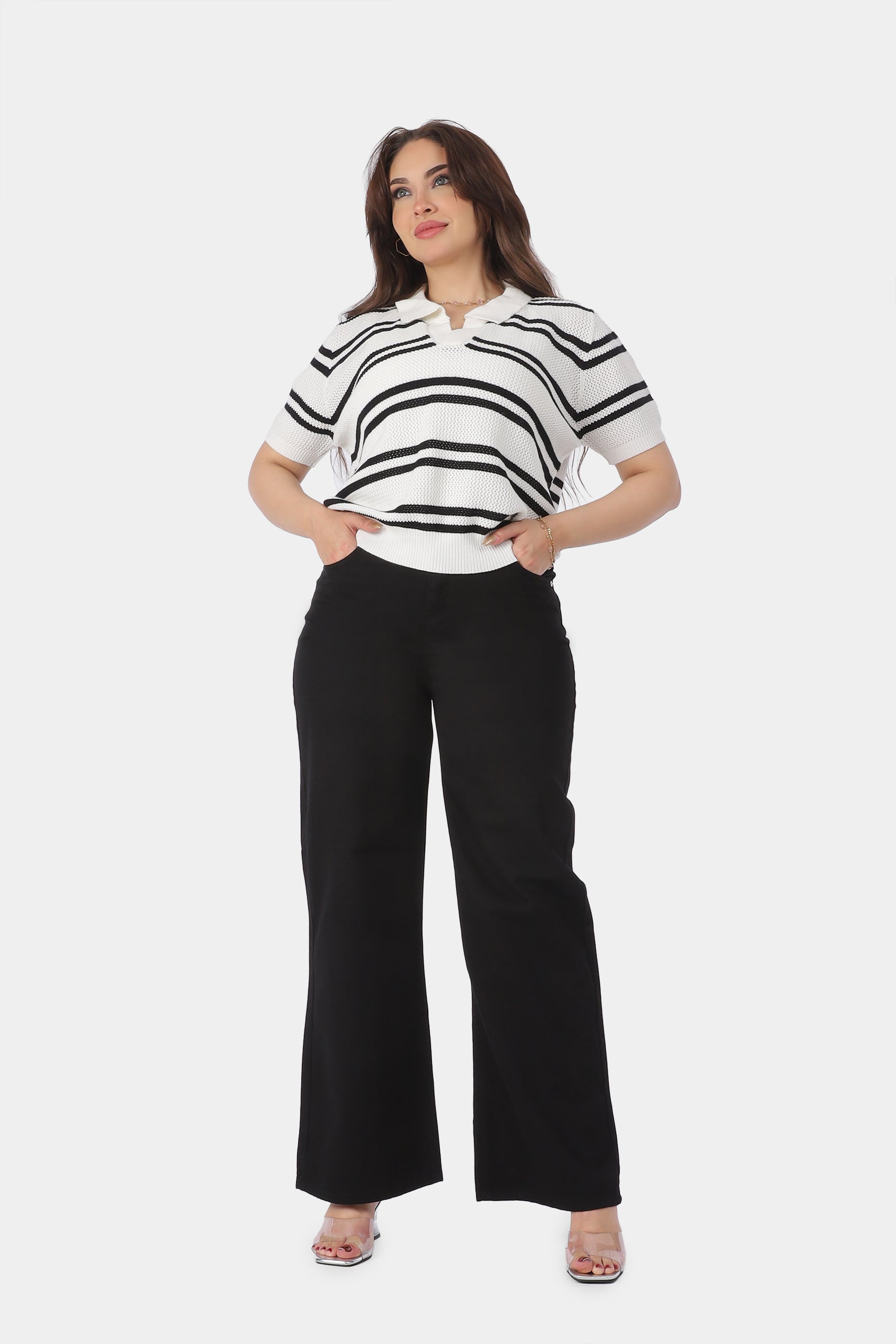 Wide Leg Denim Jeans 2068950