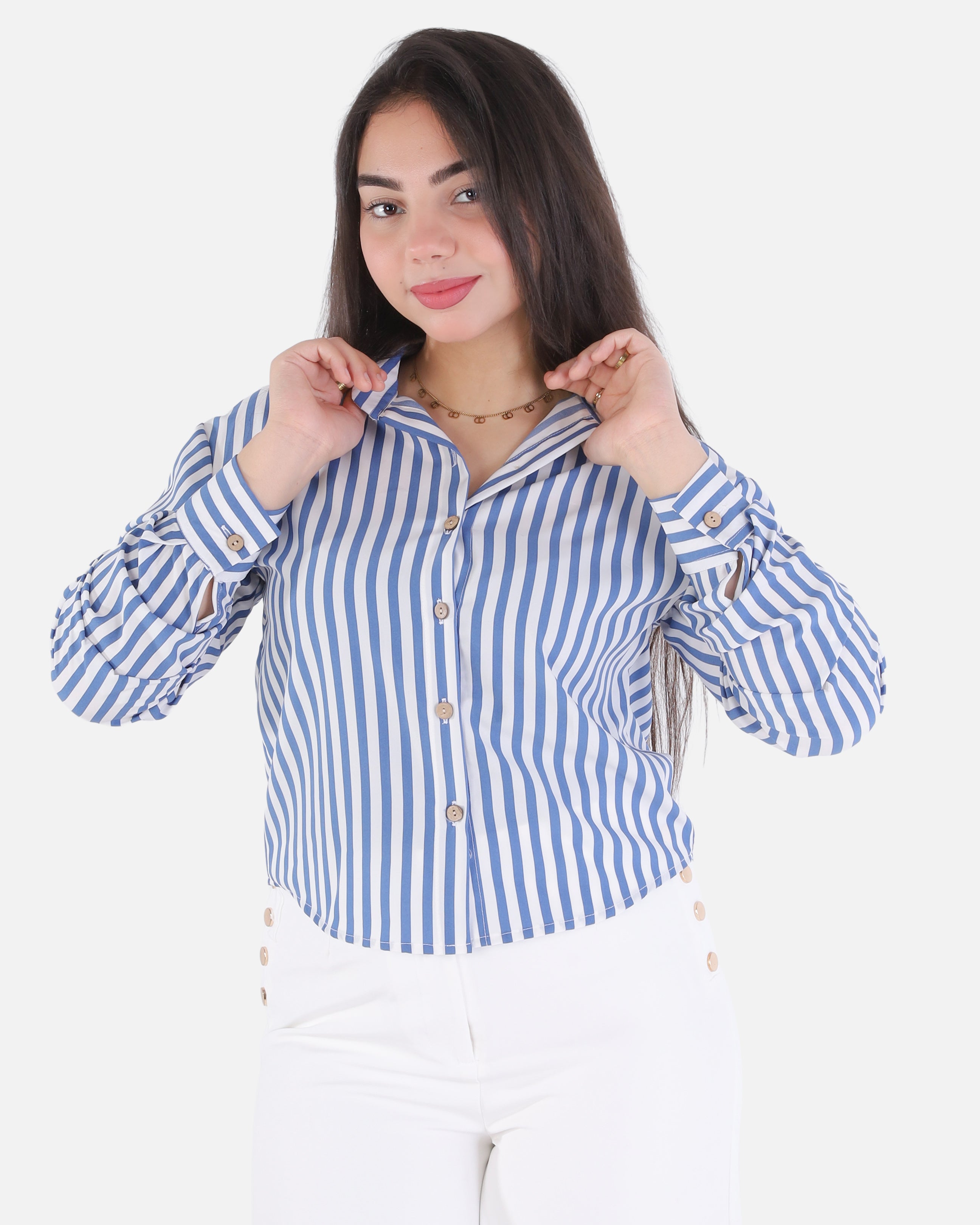 Short Striped Shirt 698475