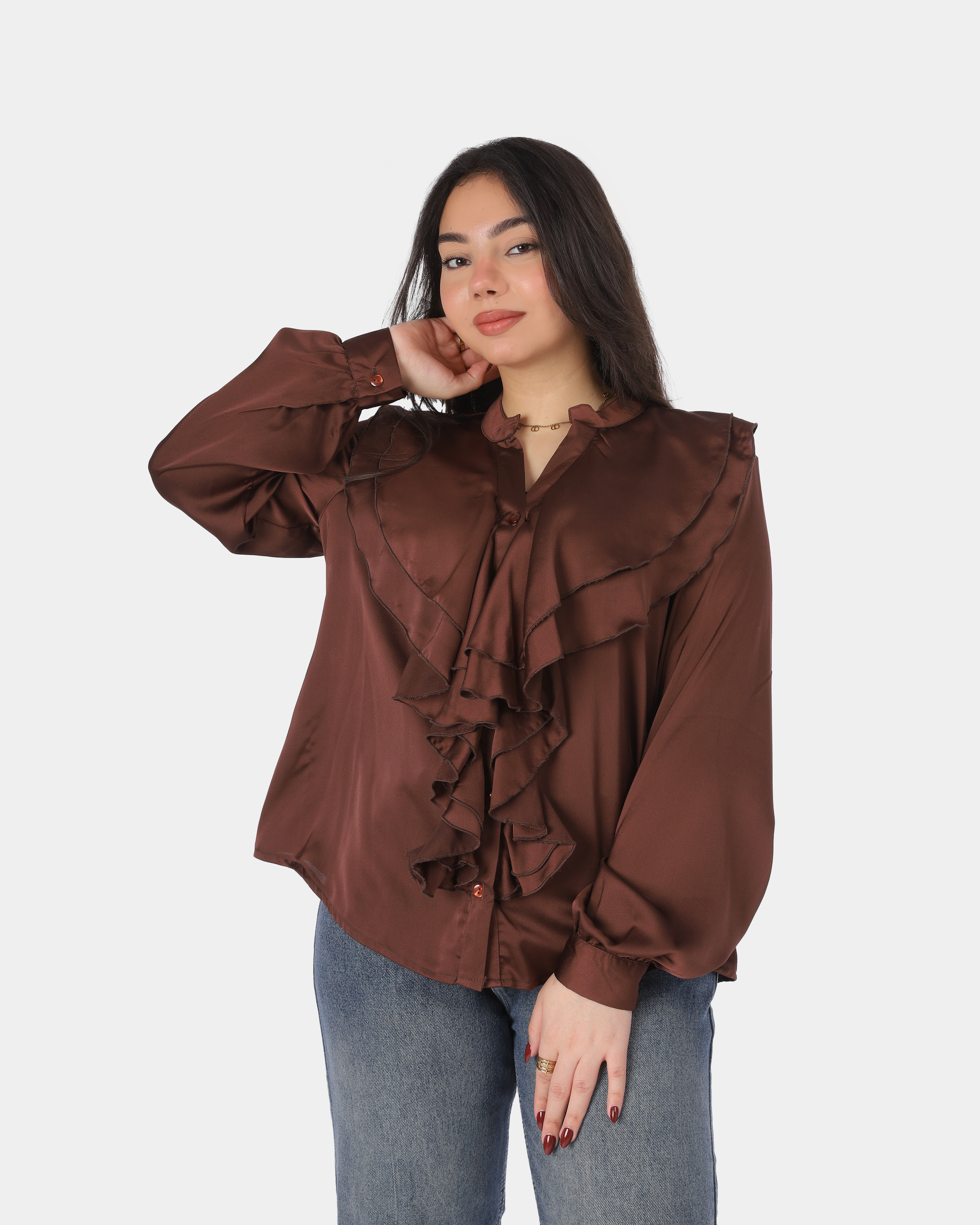 Elegant Ruffle Blouse 2000/158
