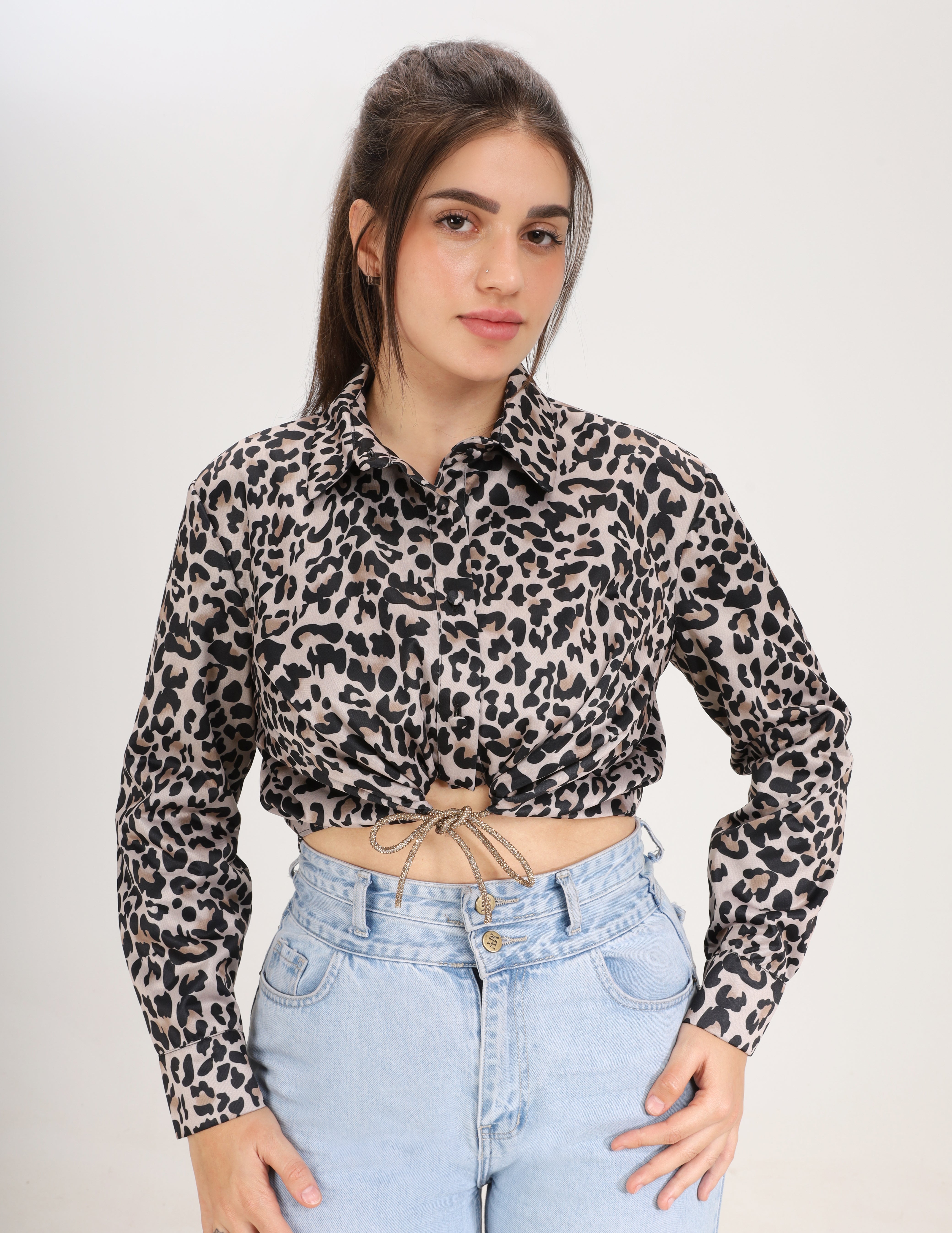 Leopard Print Shirt w169150999