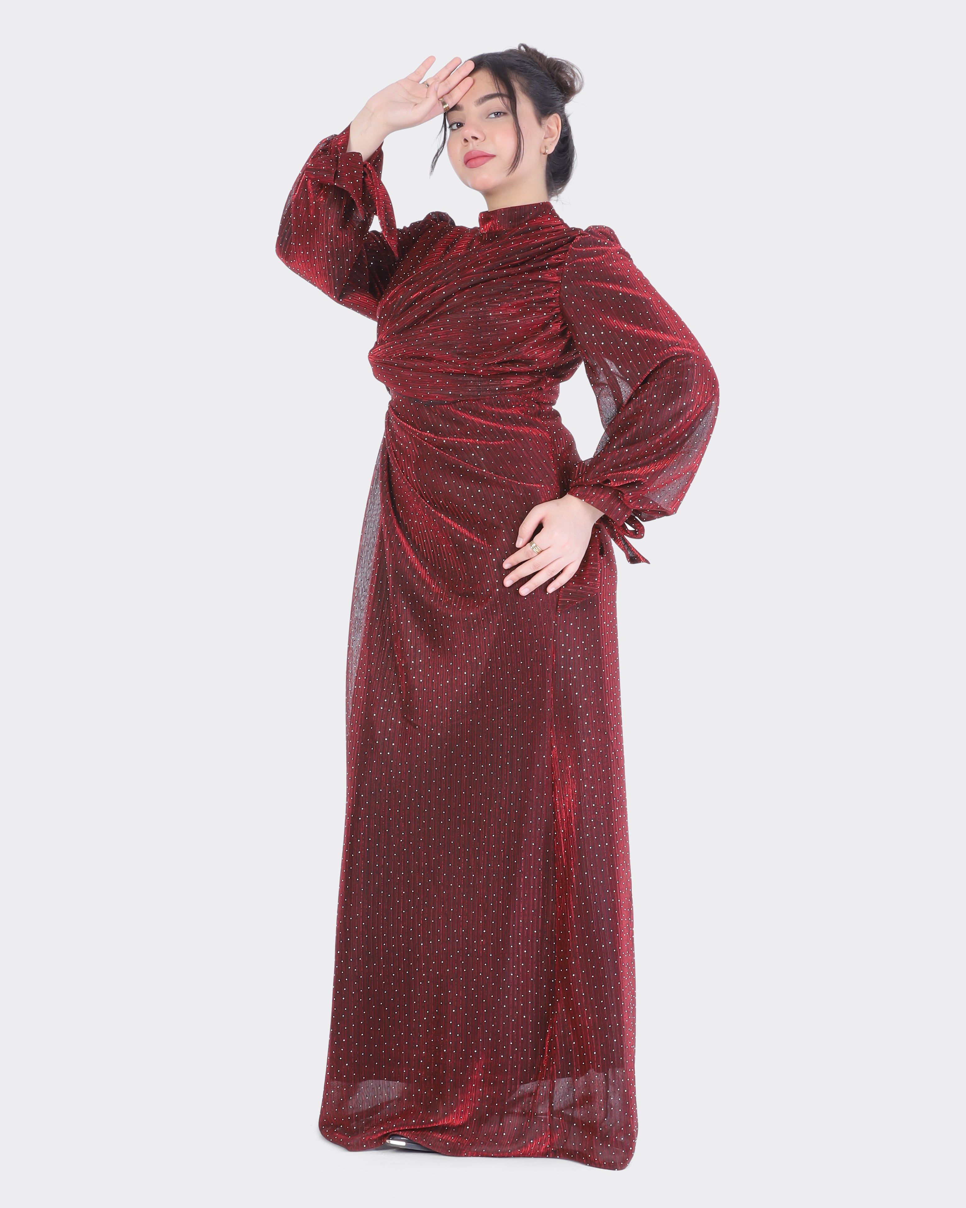 Sparkle Polka Dot Evening Dress 70311034