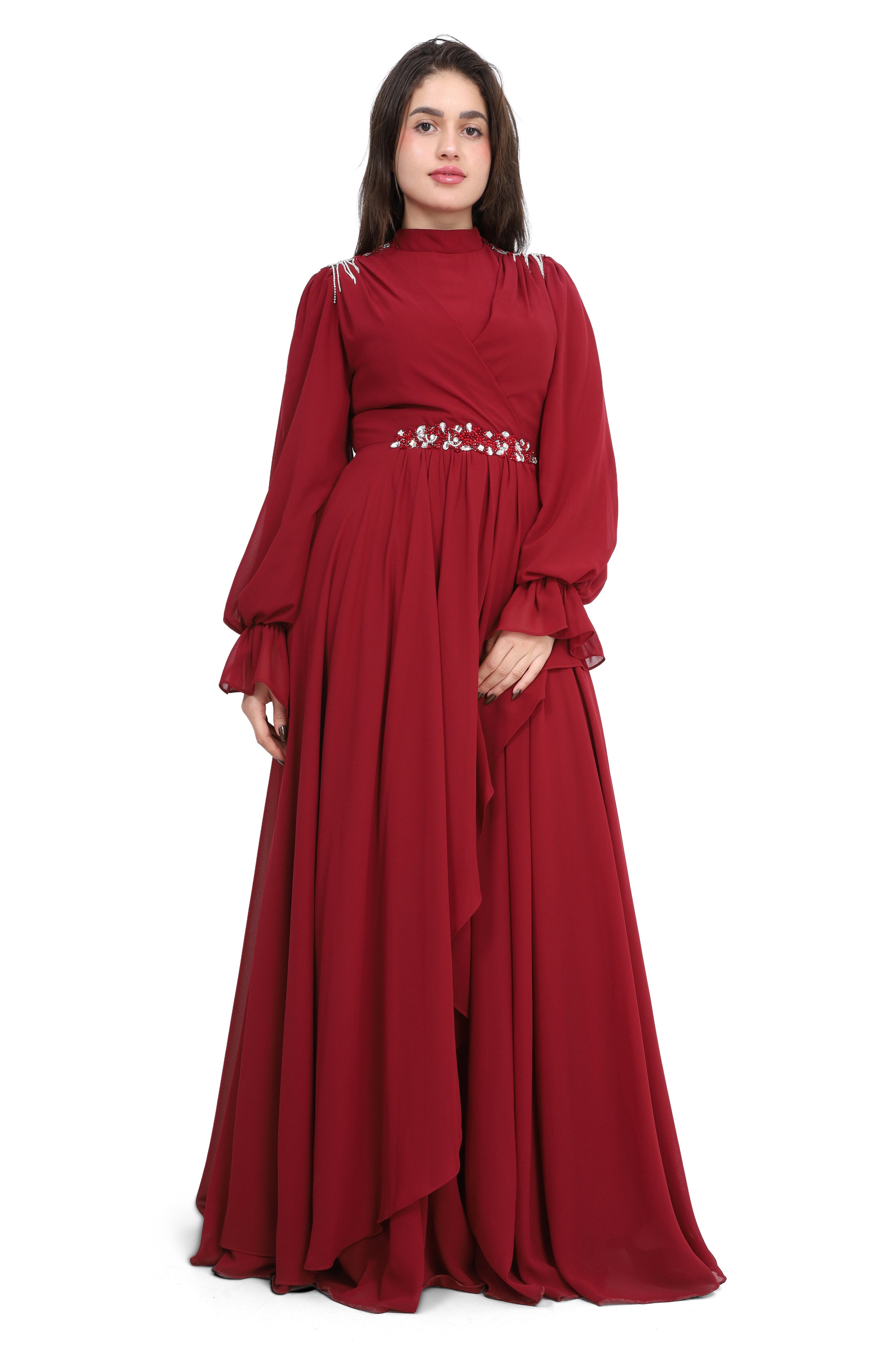 Chiffon Evening Maxi Dress 7031146