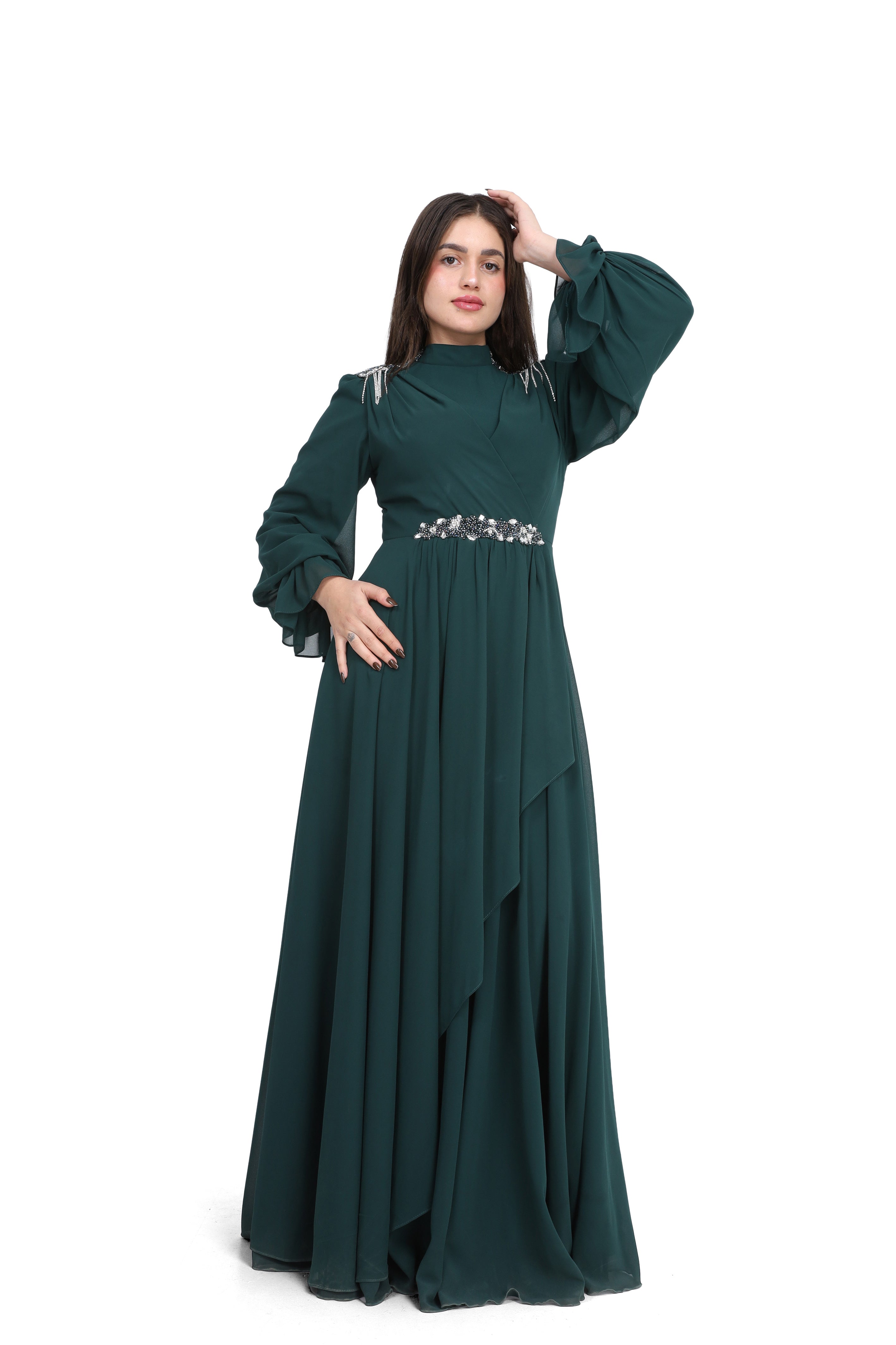 Chiffon Evening Maxi Dress 7031146