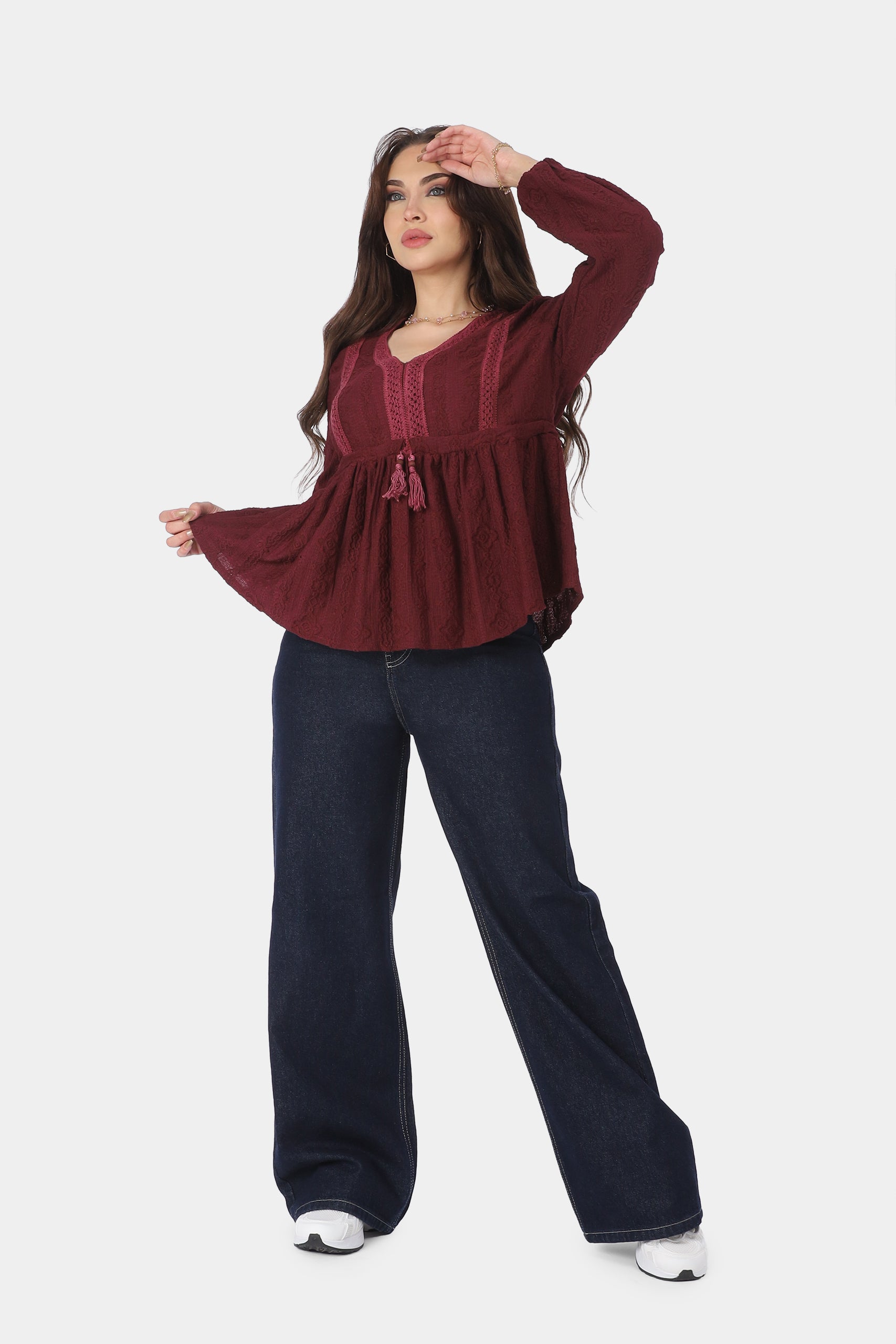 Elegant Short Blouse 715124