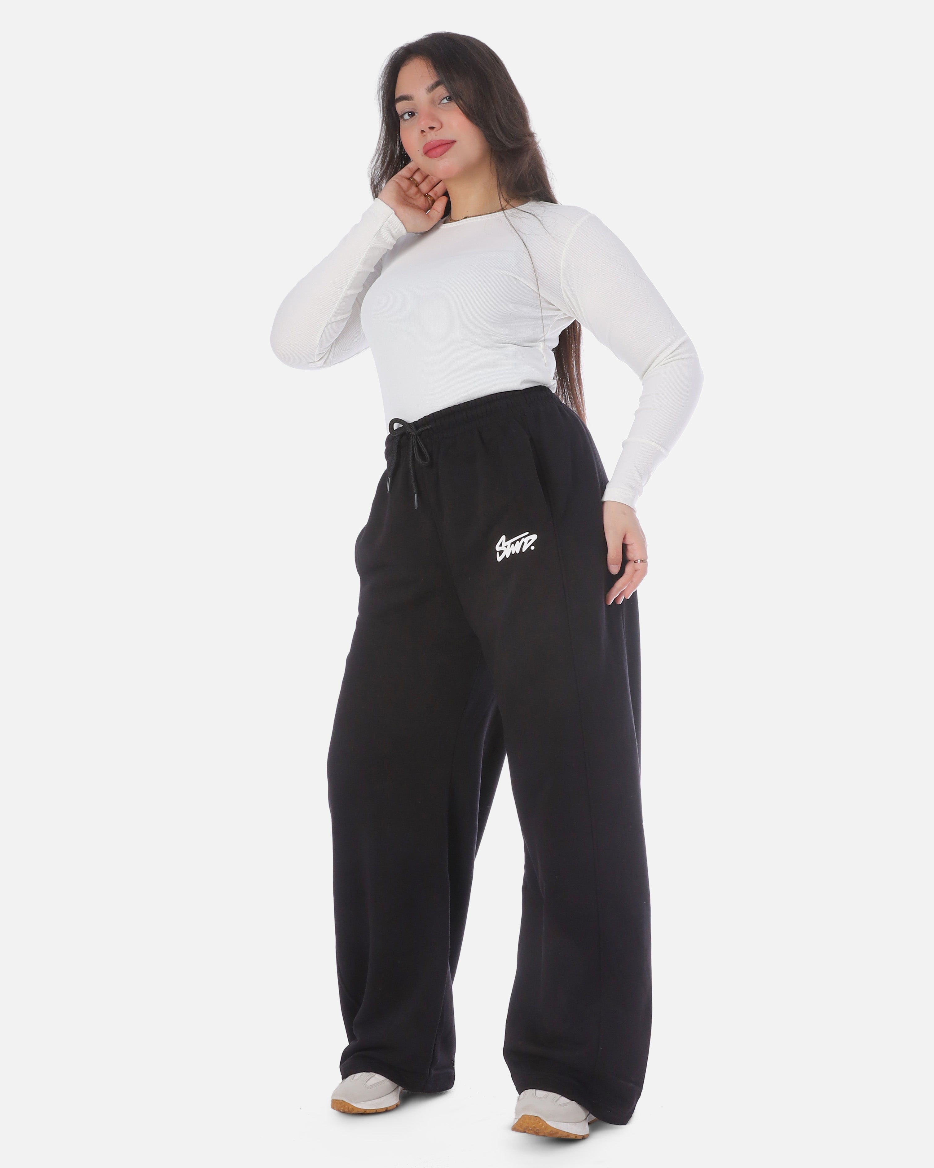 High-Waisted Wide-Leg Sweatpants 798248