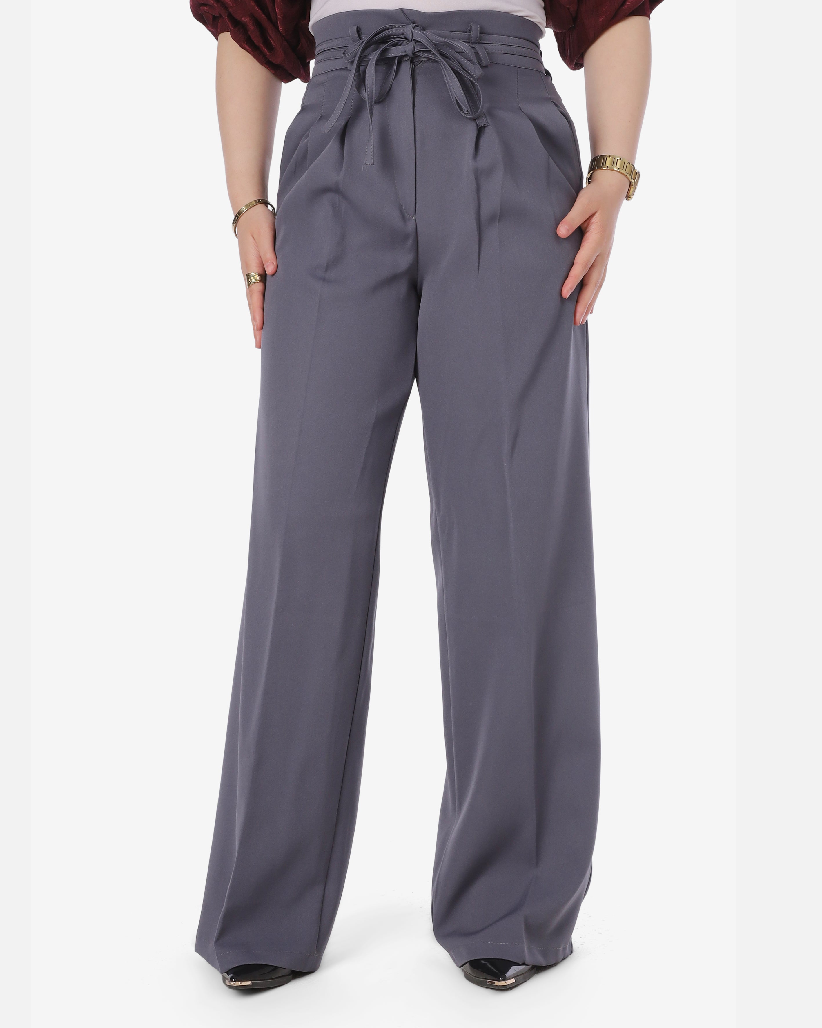 Classic Double Tie-Waist Trousers 895177