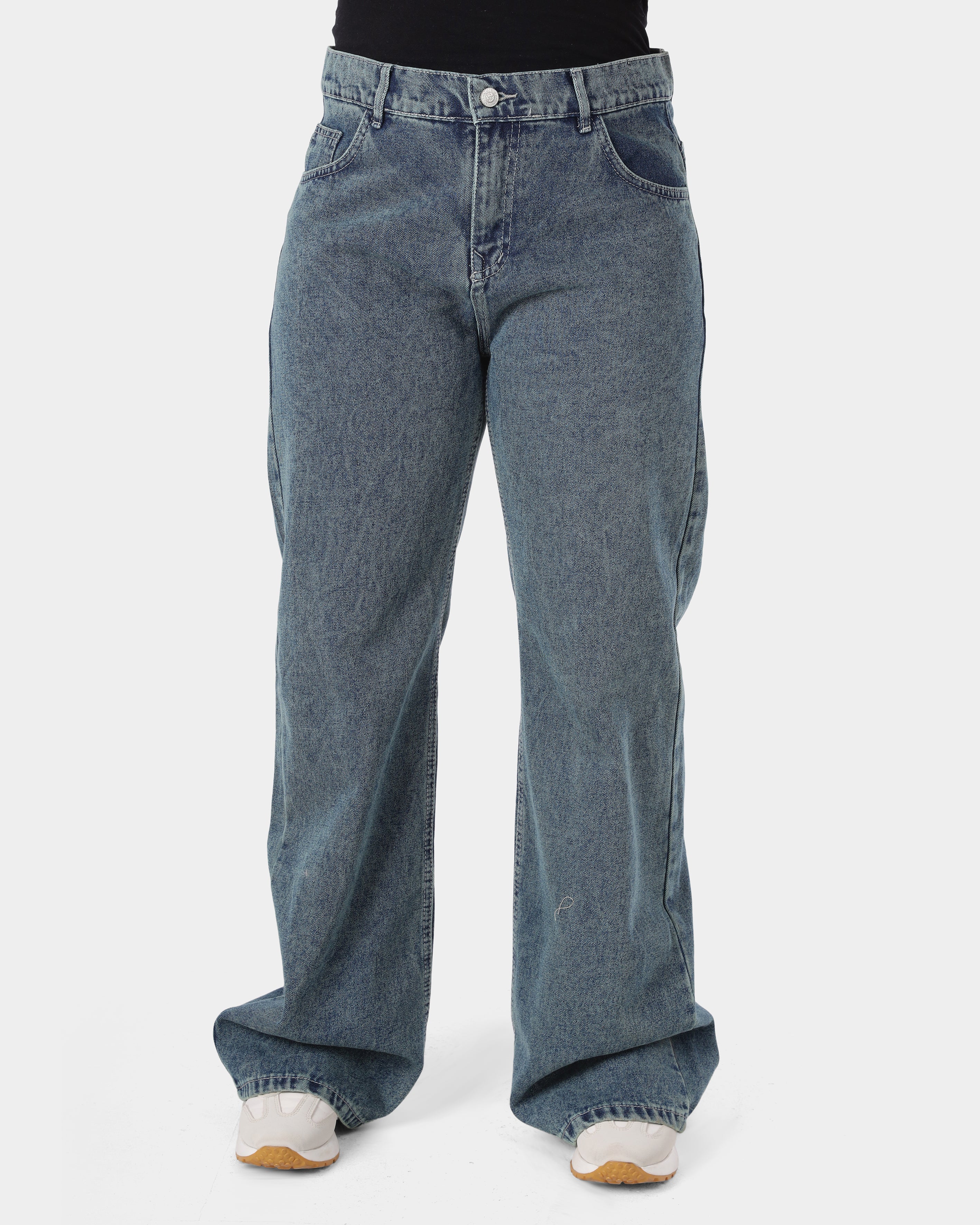 Wide Leg Denim Jeans 9203019