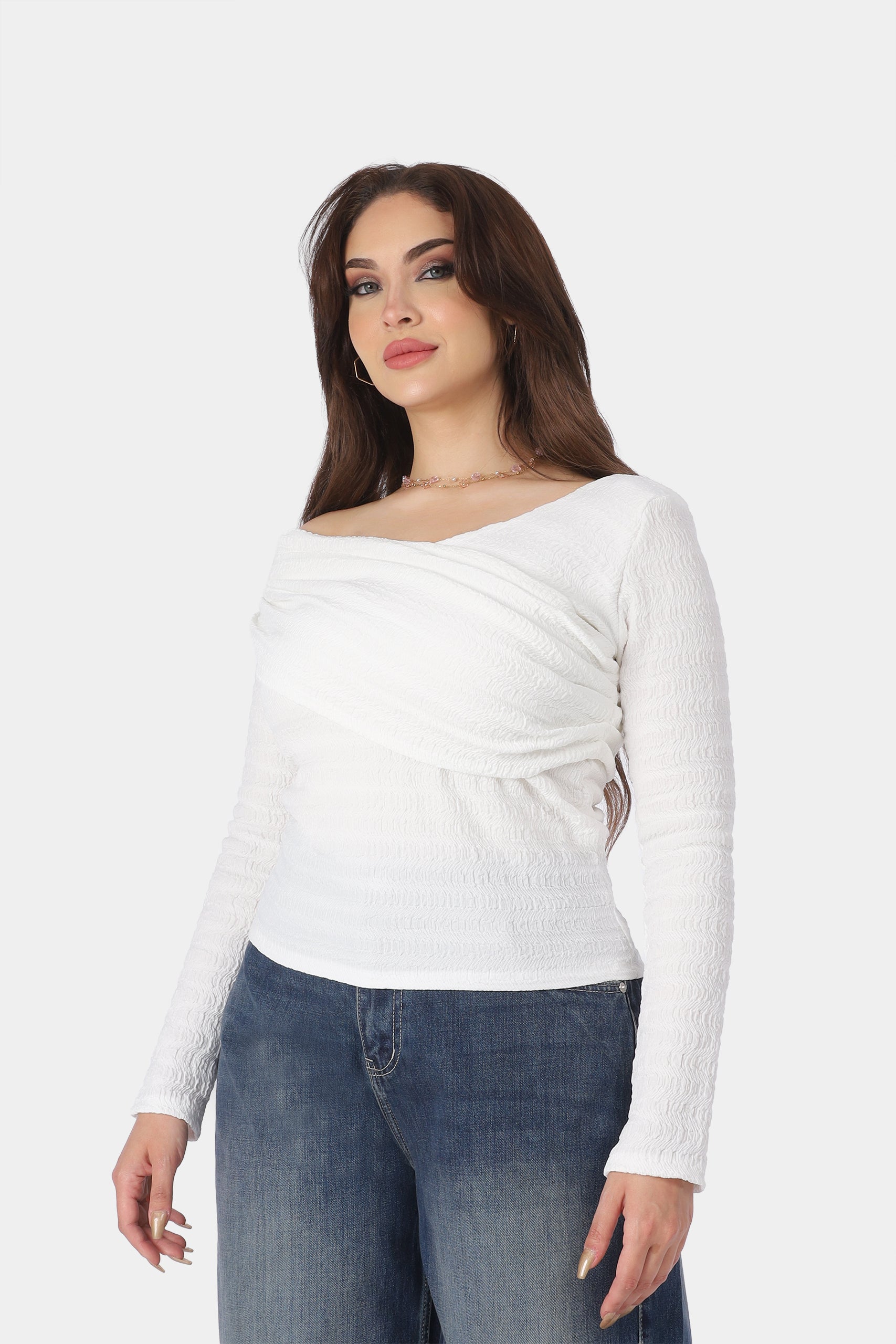 Asymmetrical One-Shoulder Top 944502