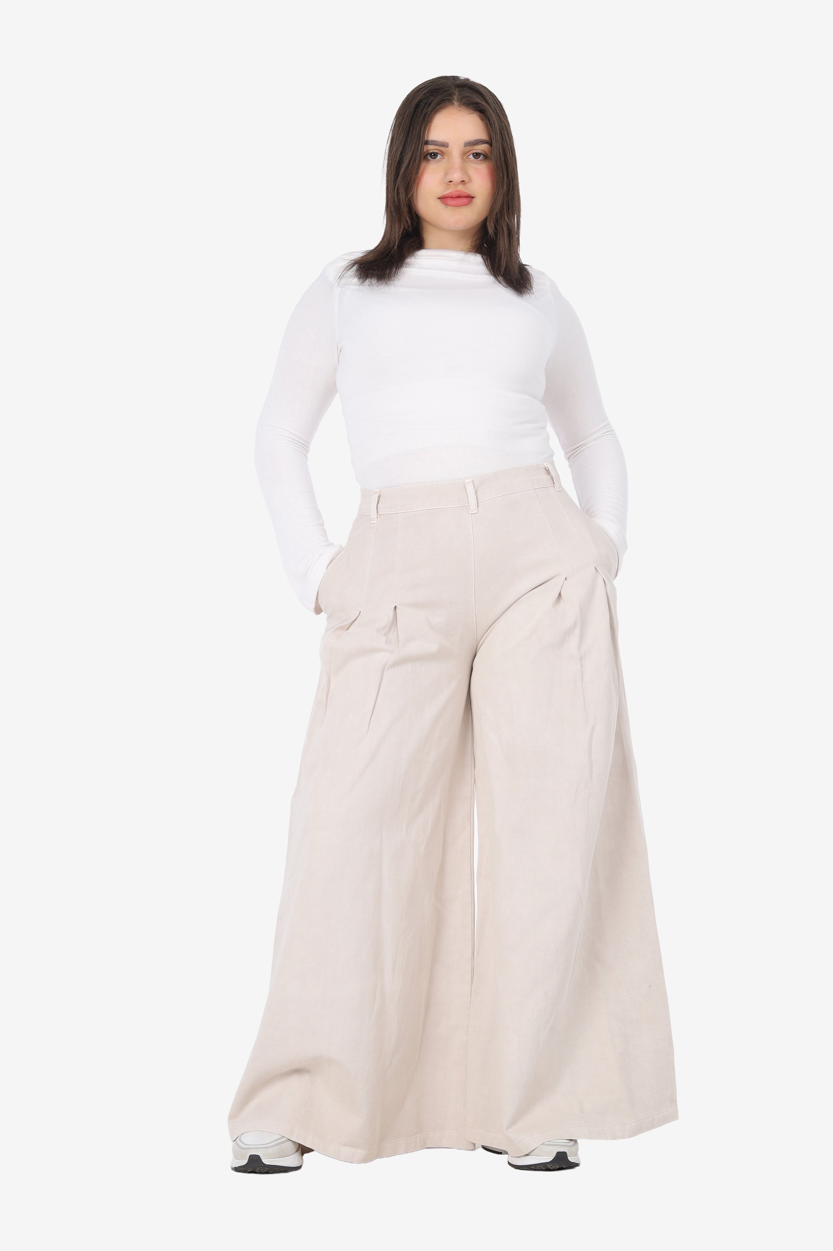 Oversized Wide-Leg Denim Jeans 954101