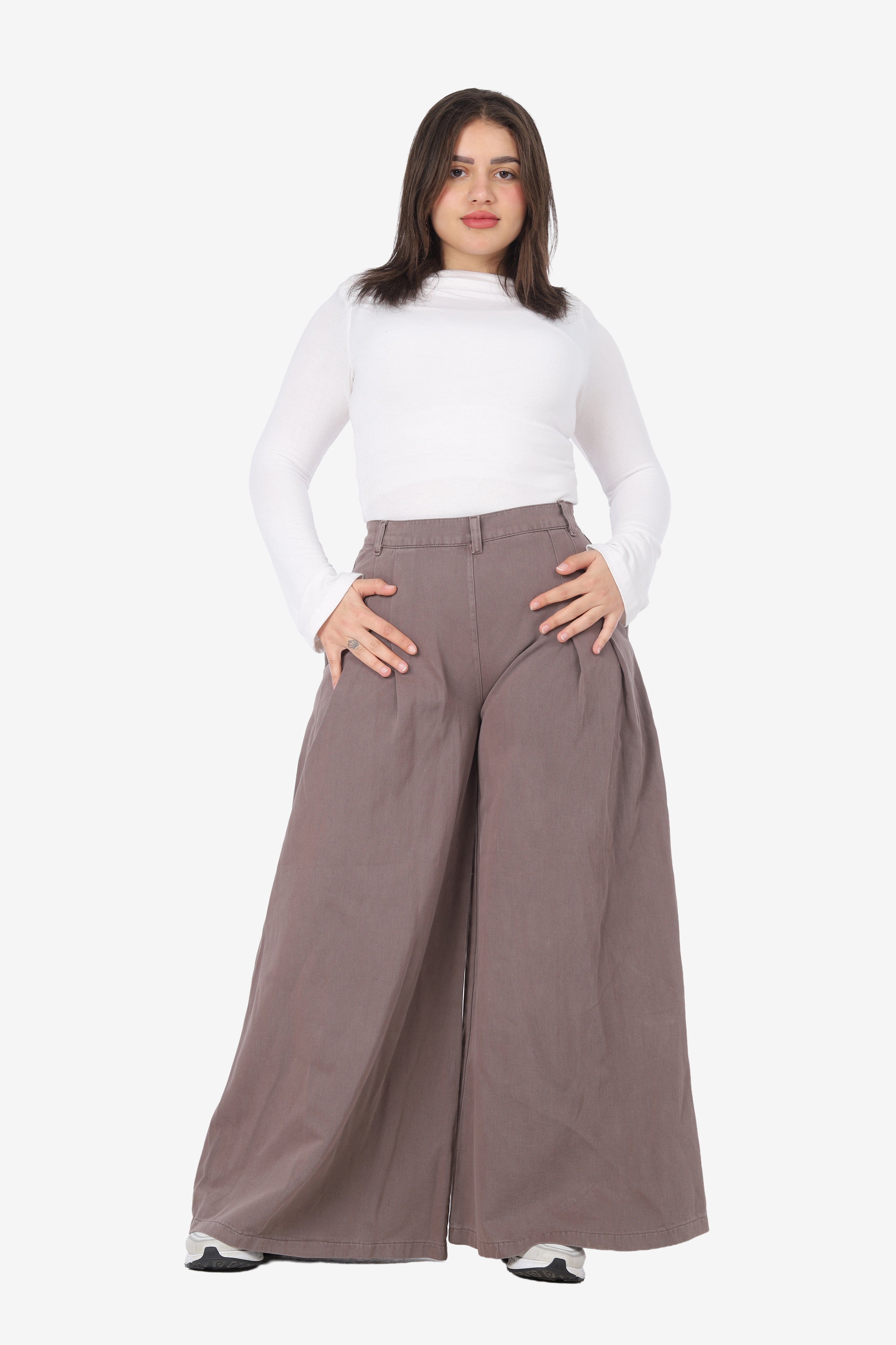 Oversized Wide-Leg Denim Jeans 954101