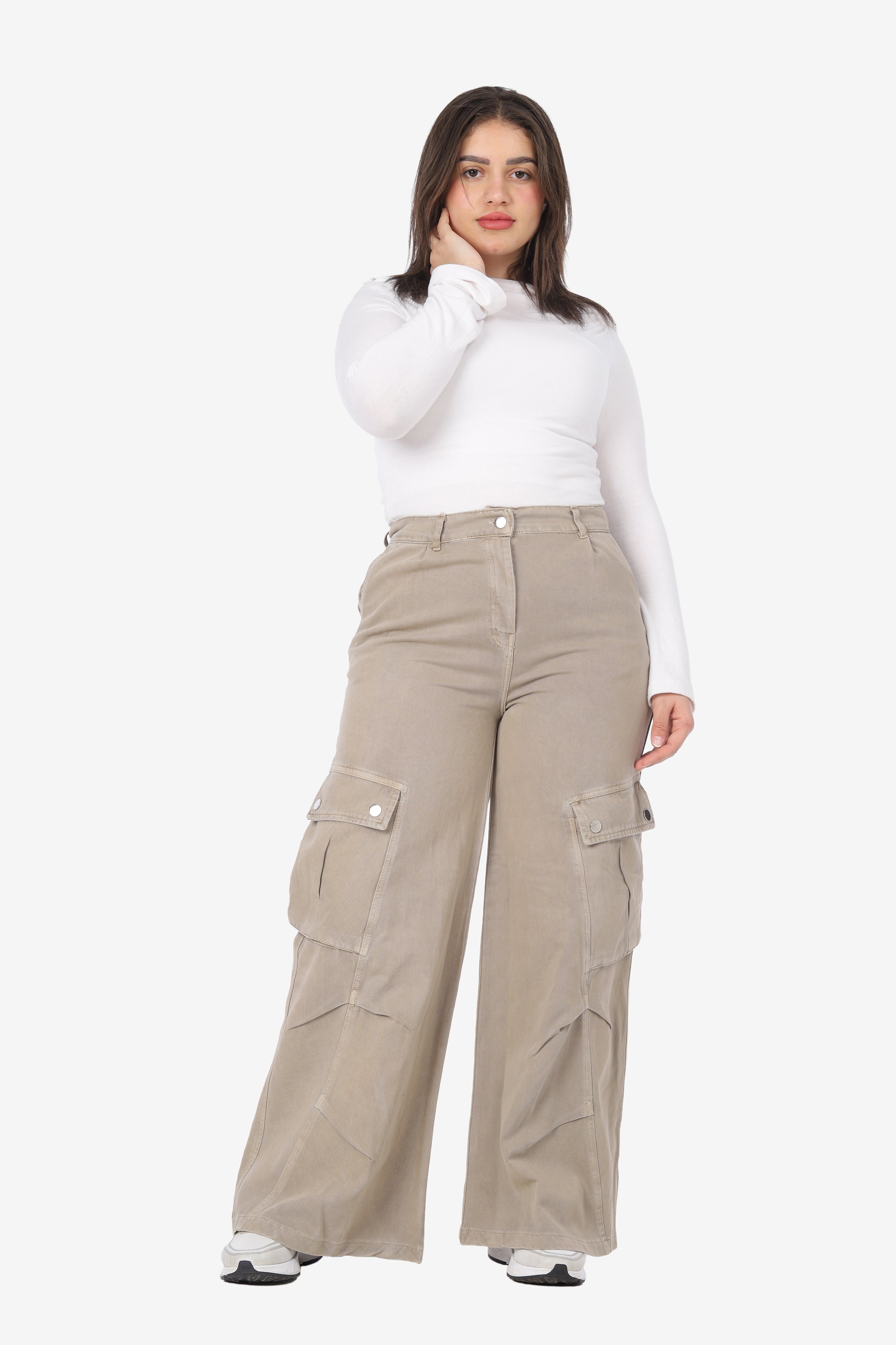 Cargo Pants with Large Pockets 954104