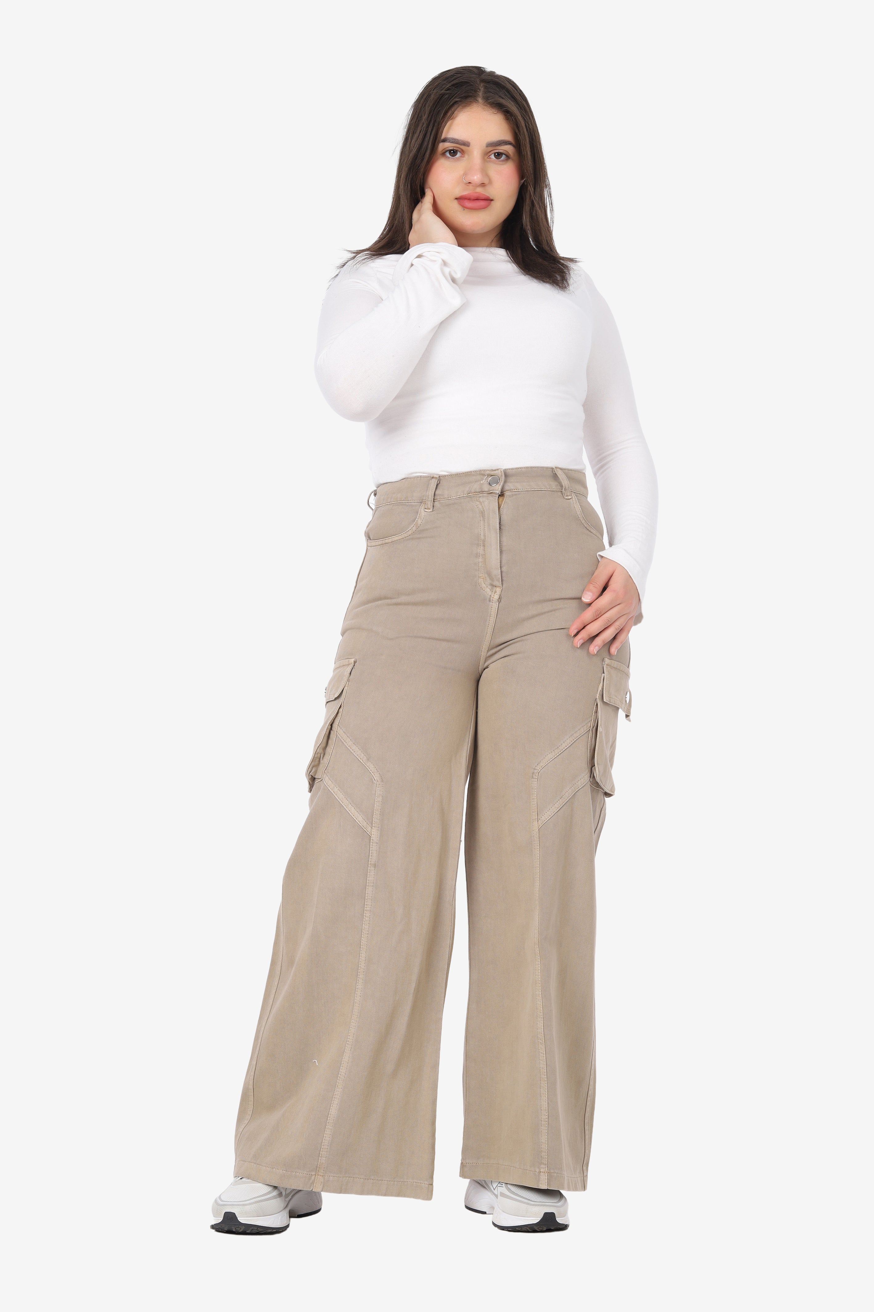Cargo Pants with Large Pockets 954115