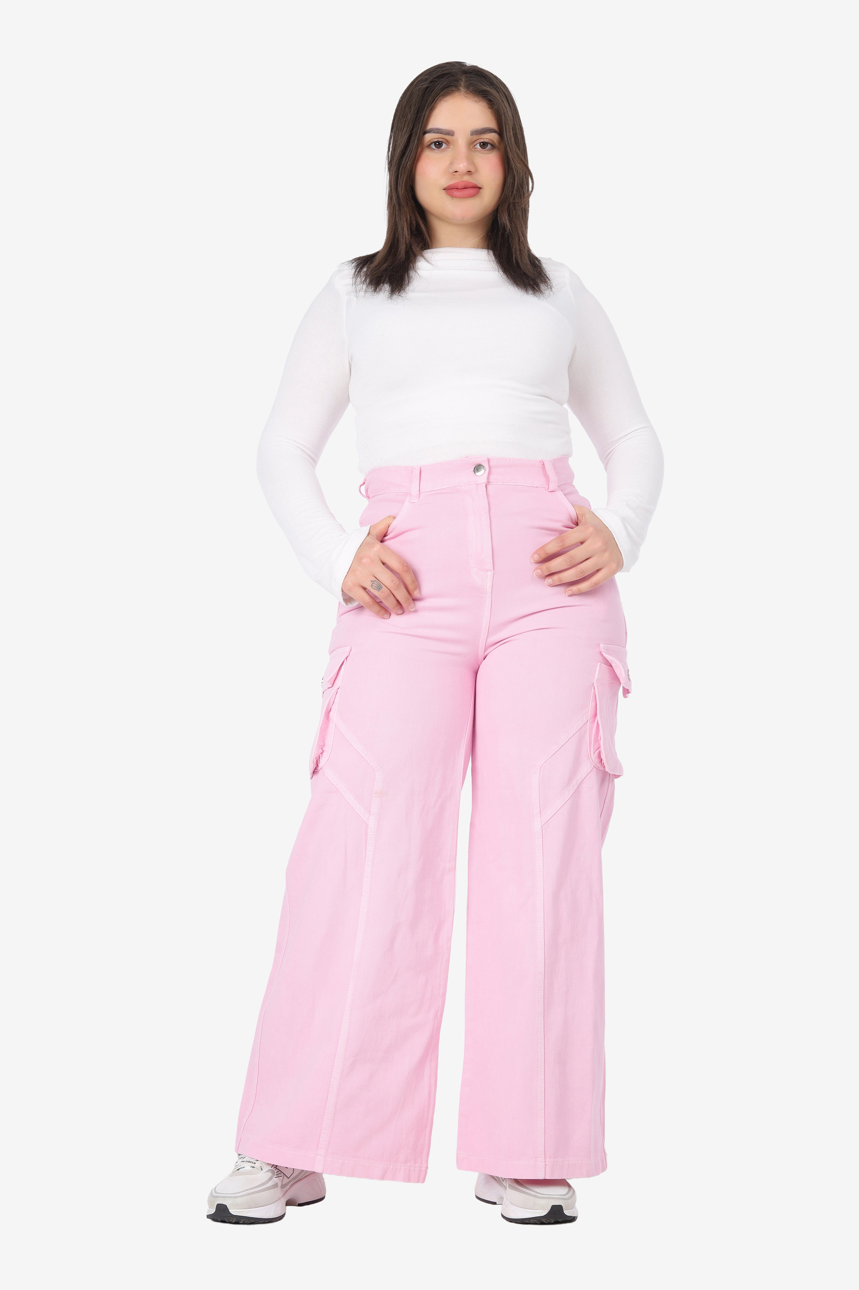 Cargo Pants with Large Pockets 954115