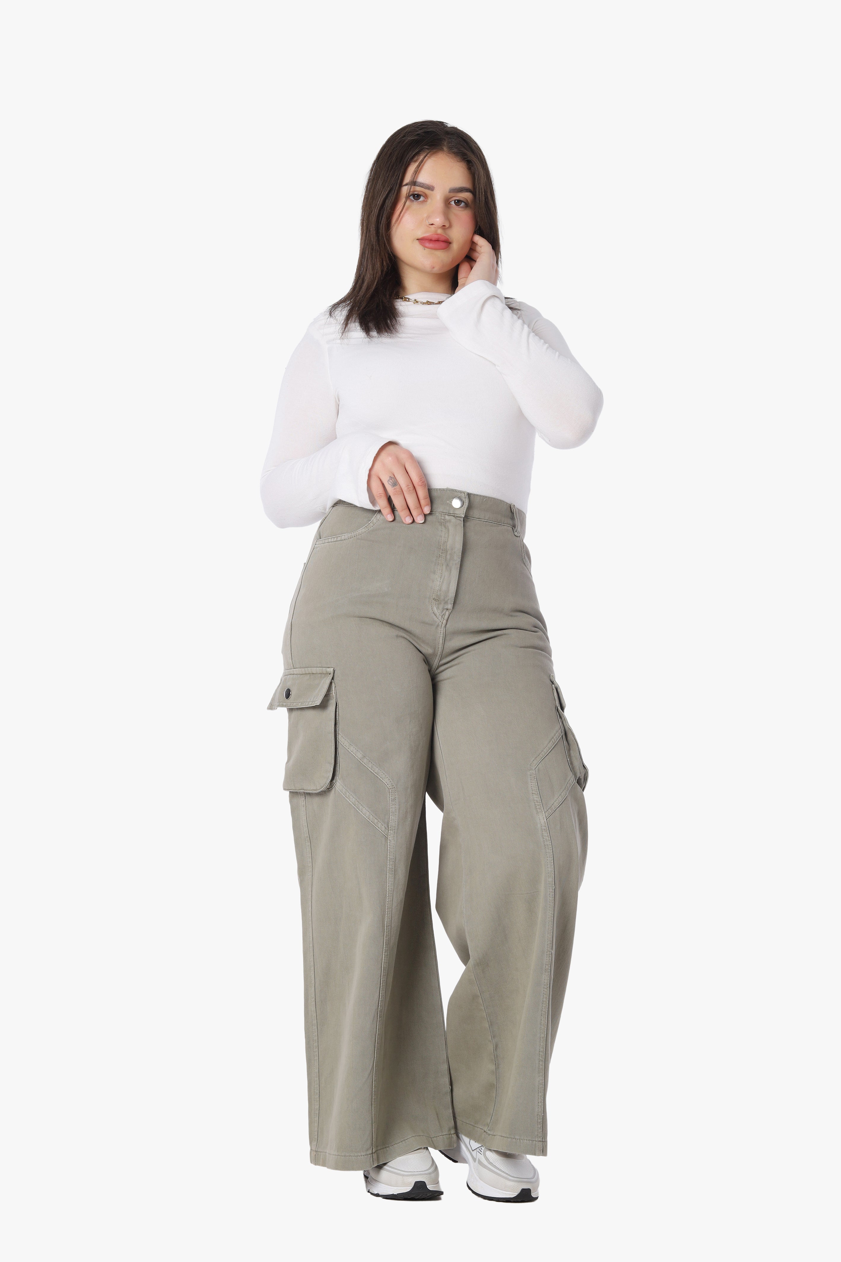 Cargo Pants with Large Pockets 954115