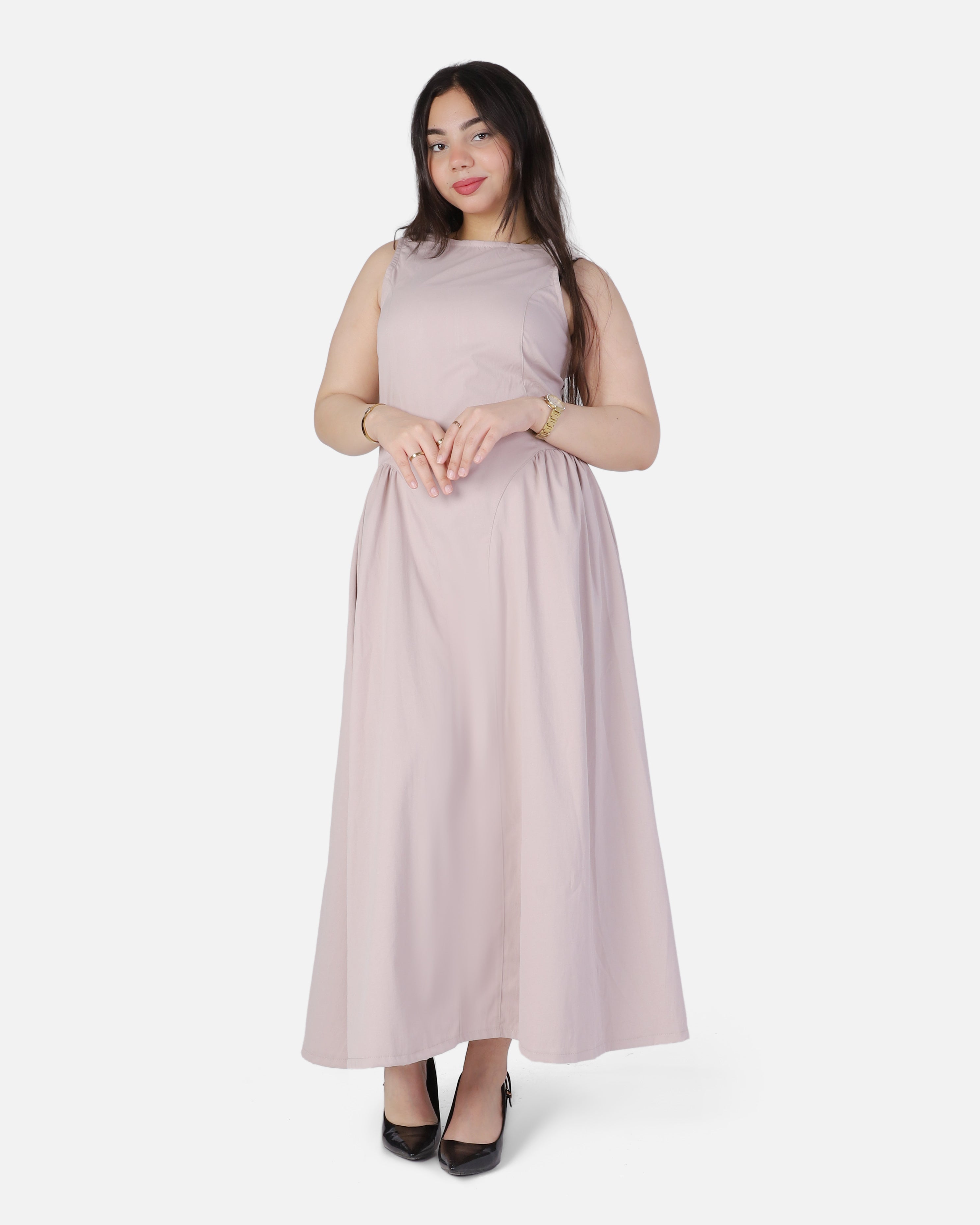 Elegant Sleeveless Maxi Dress 954120/1