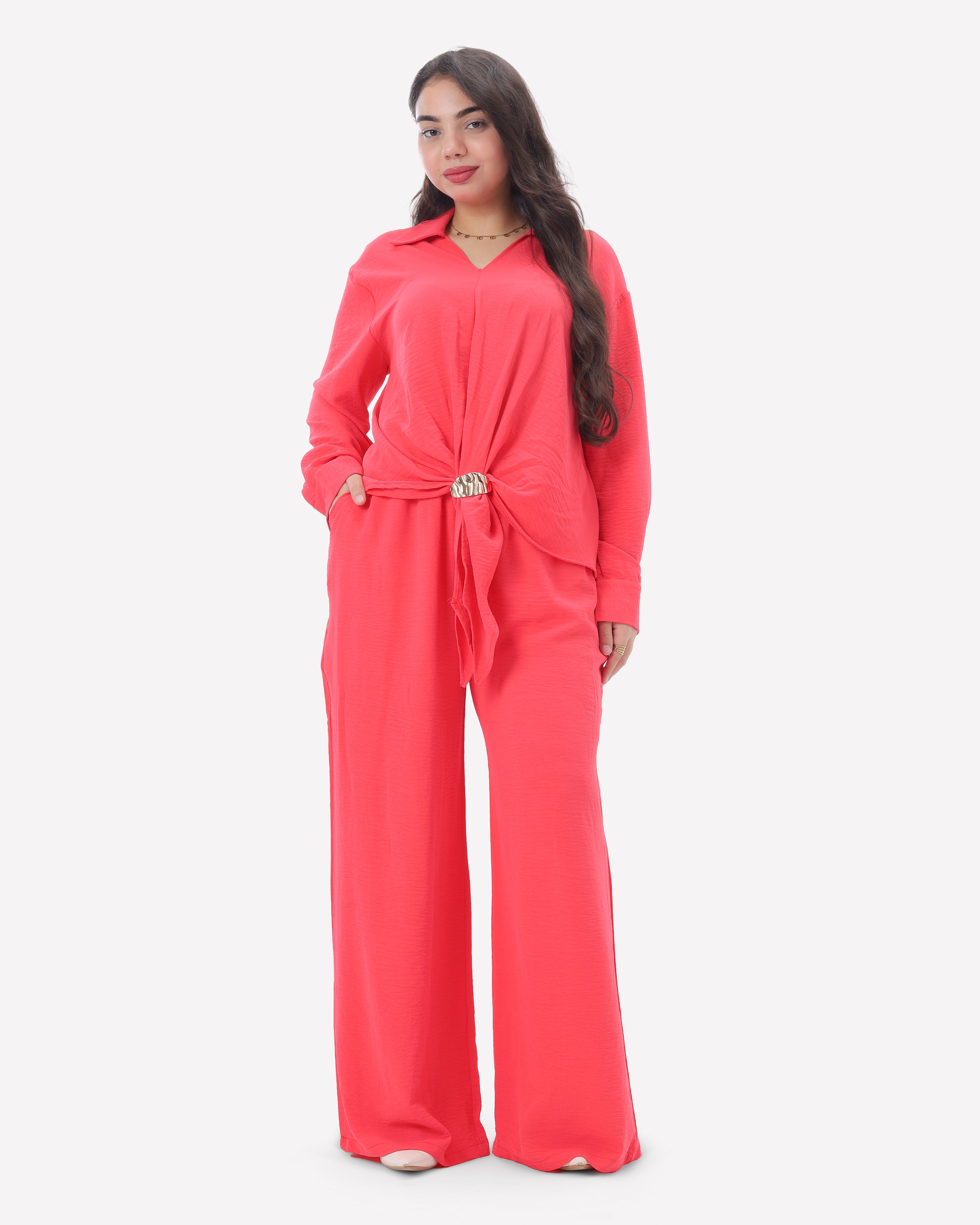 Textured Adjustable Buckle Co-Ord Set 2000/201/3