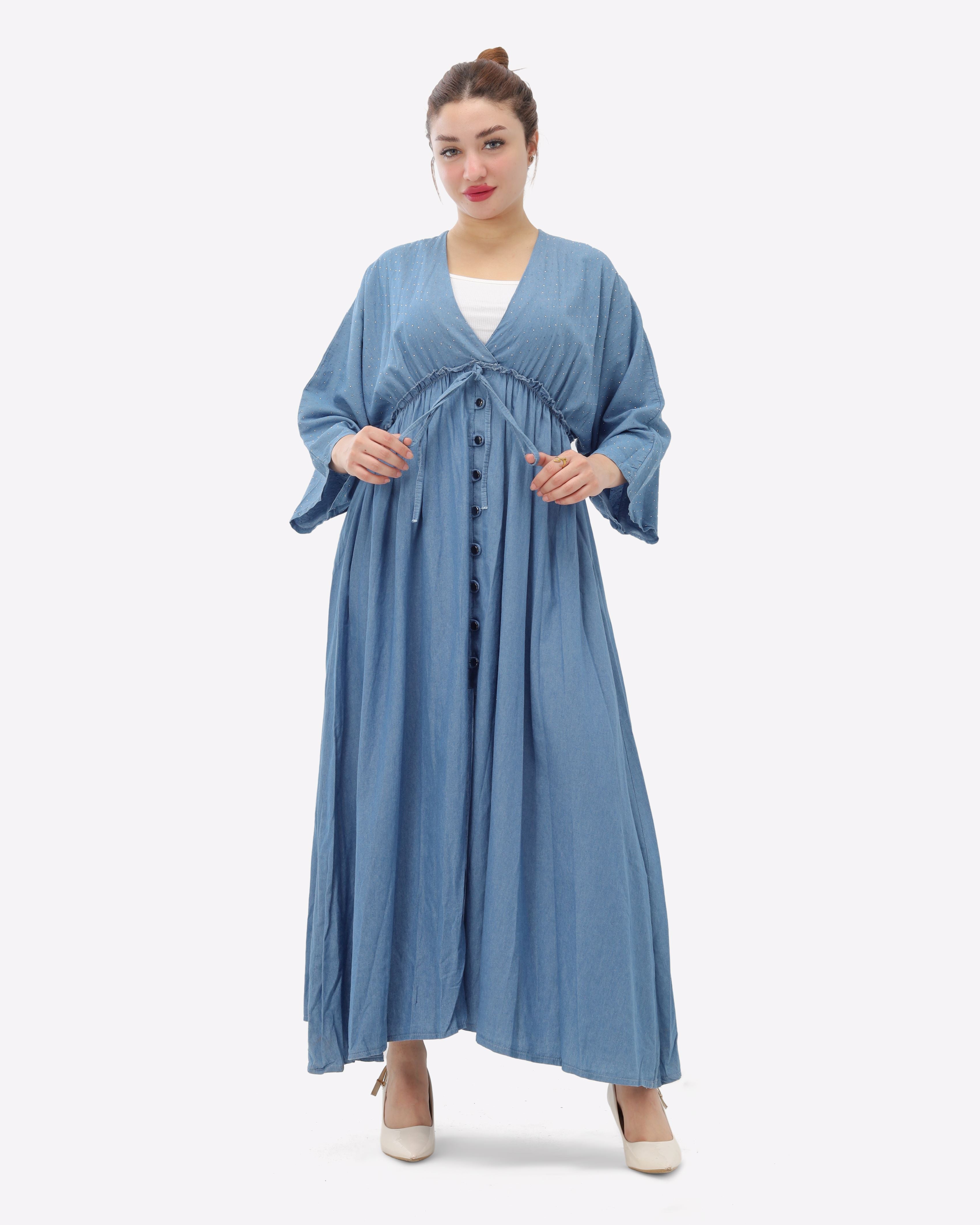 Rhinestone Denim Dress 206670207