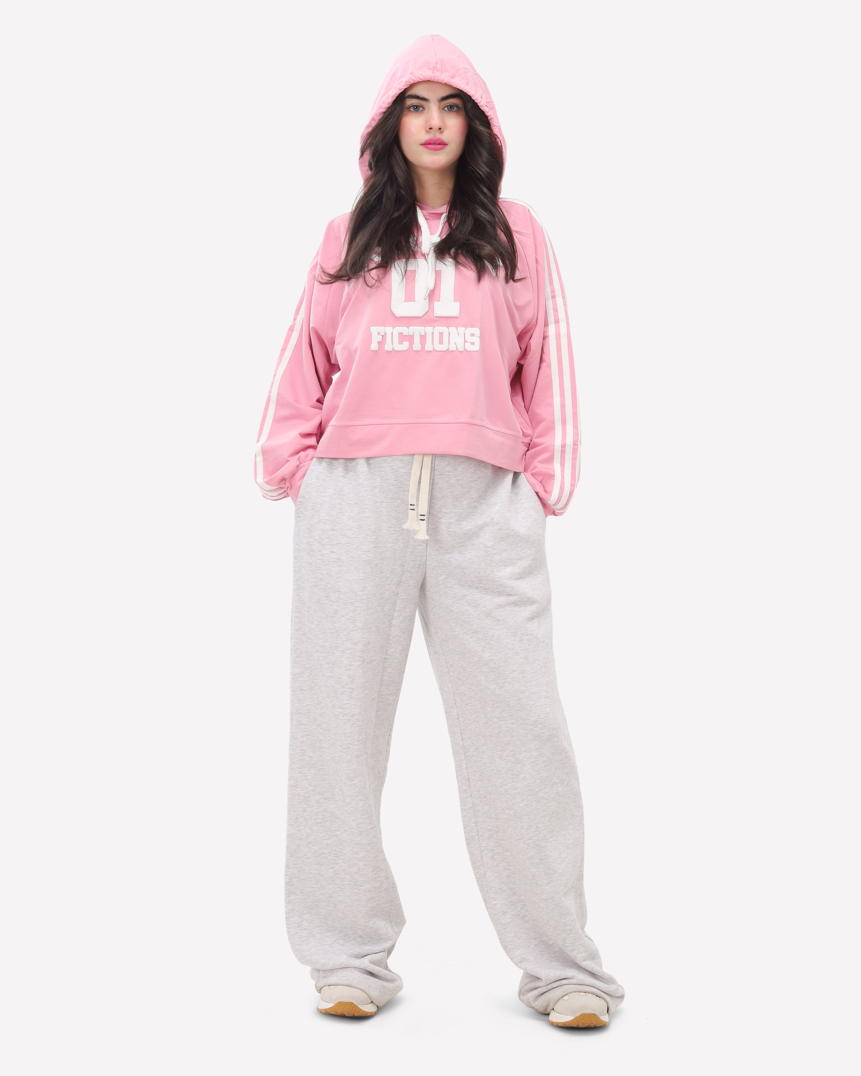 Hooded Sporty Hoodie 20825156