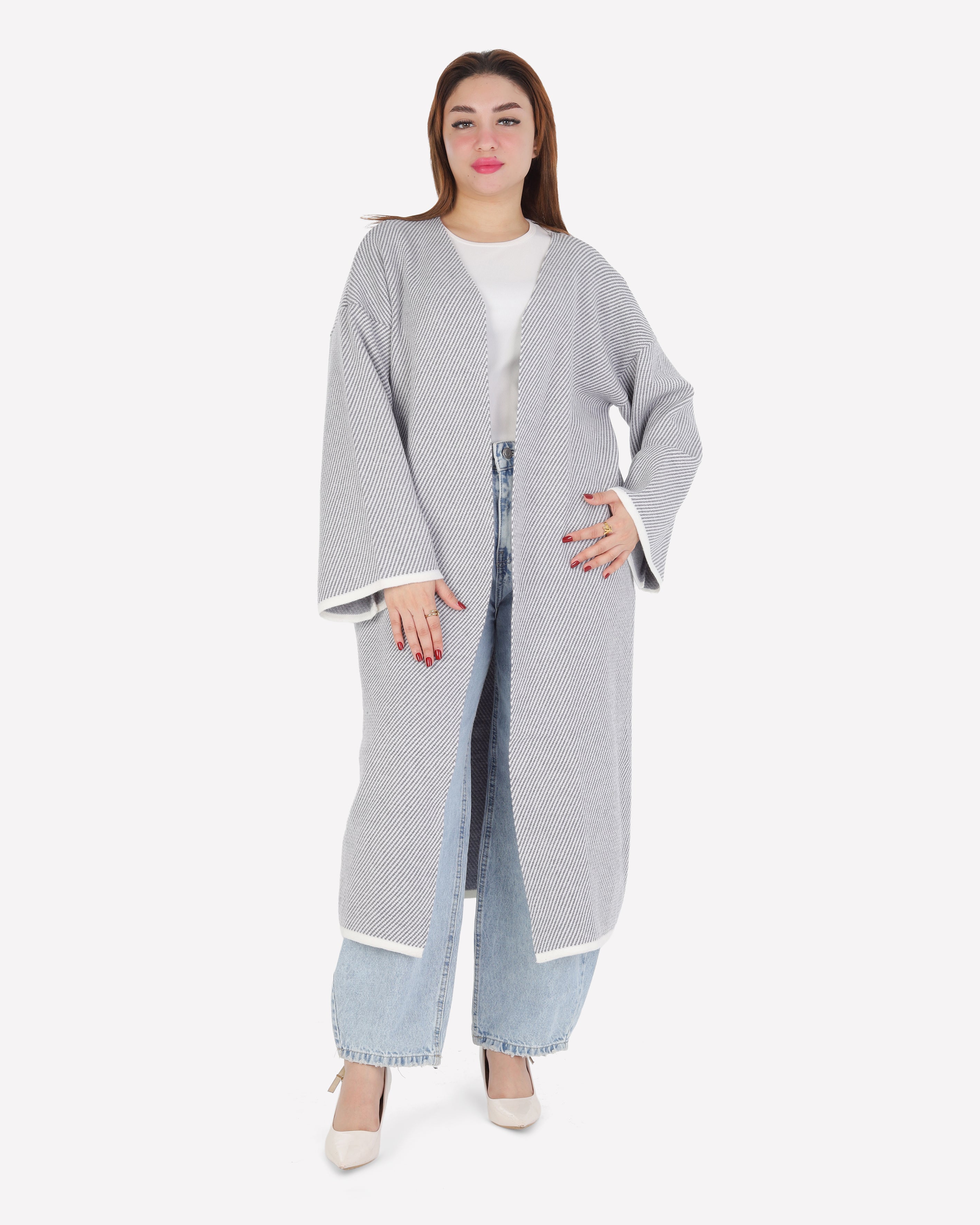 Longline Open-Front Cardigan 2135/223