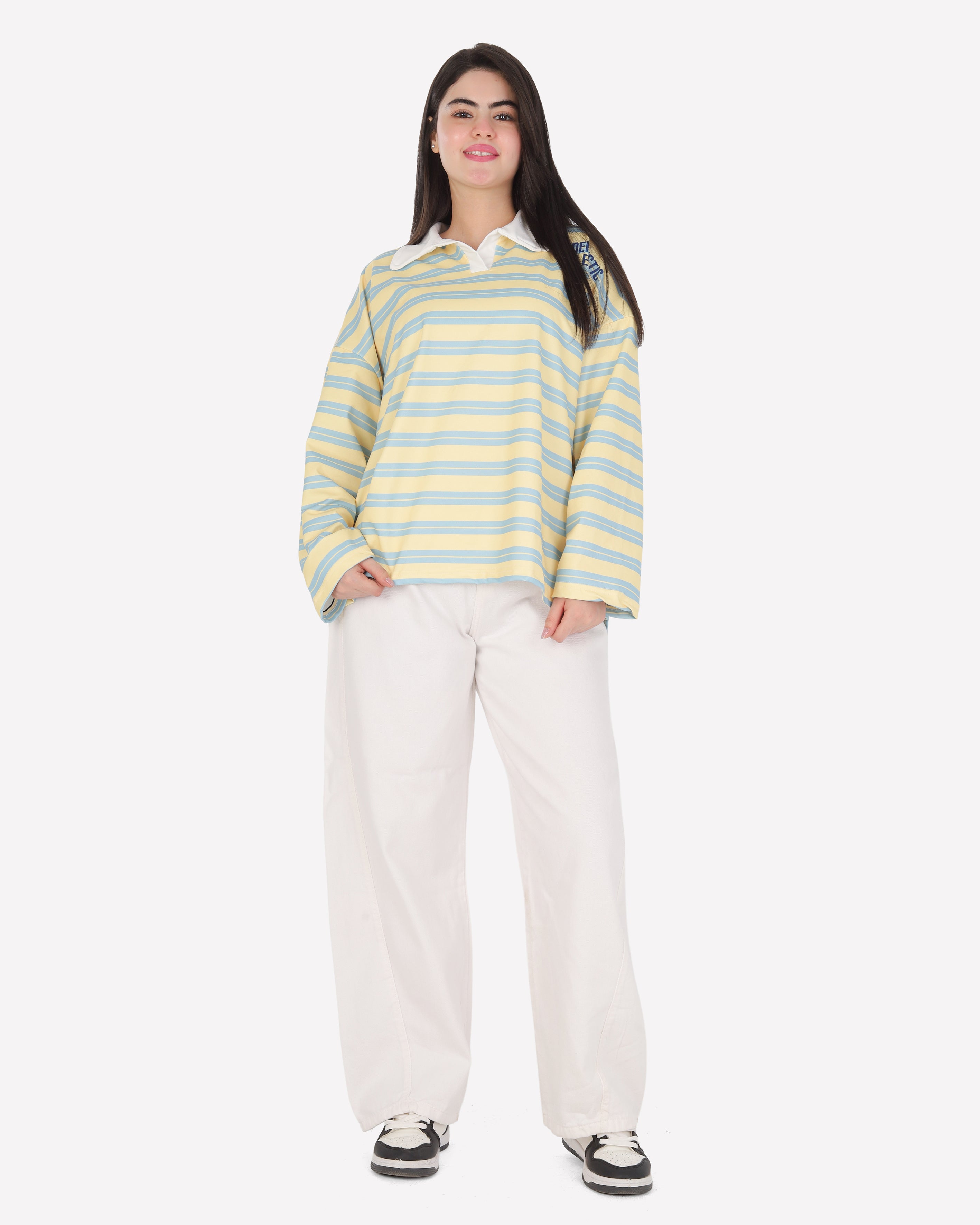 Trendy Striped Sweatshirt 2196240