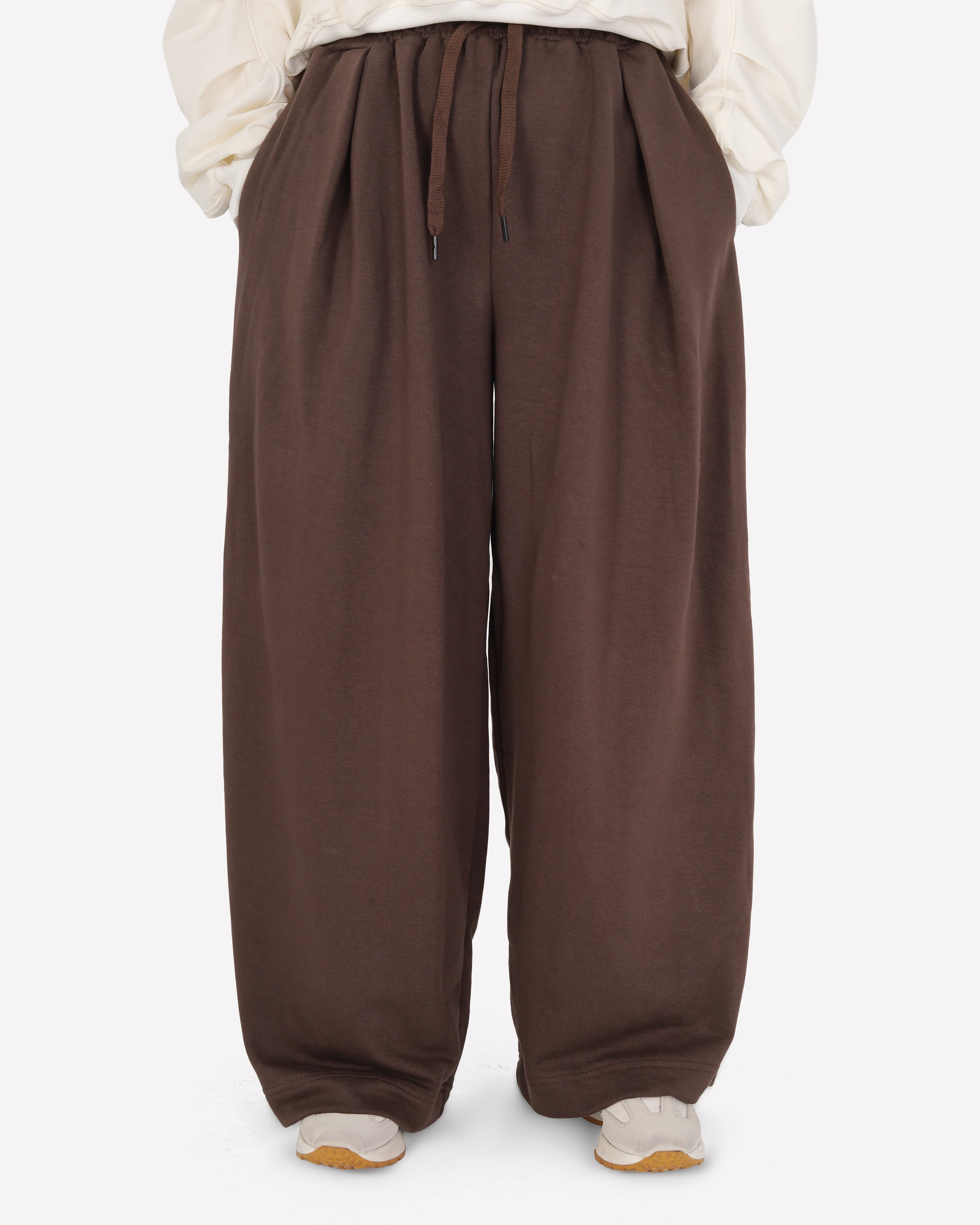 Balloon-Leg Fabric Trousers 2196187
