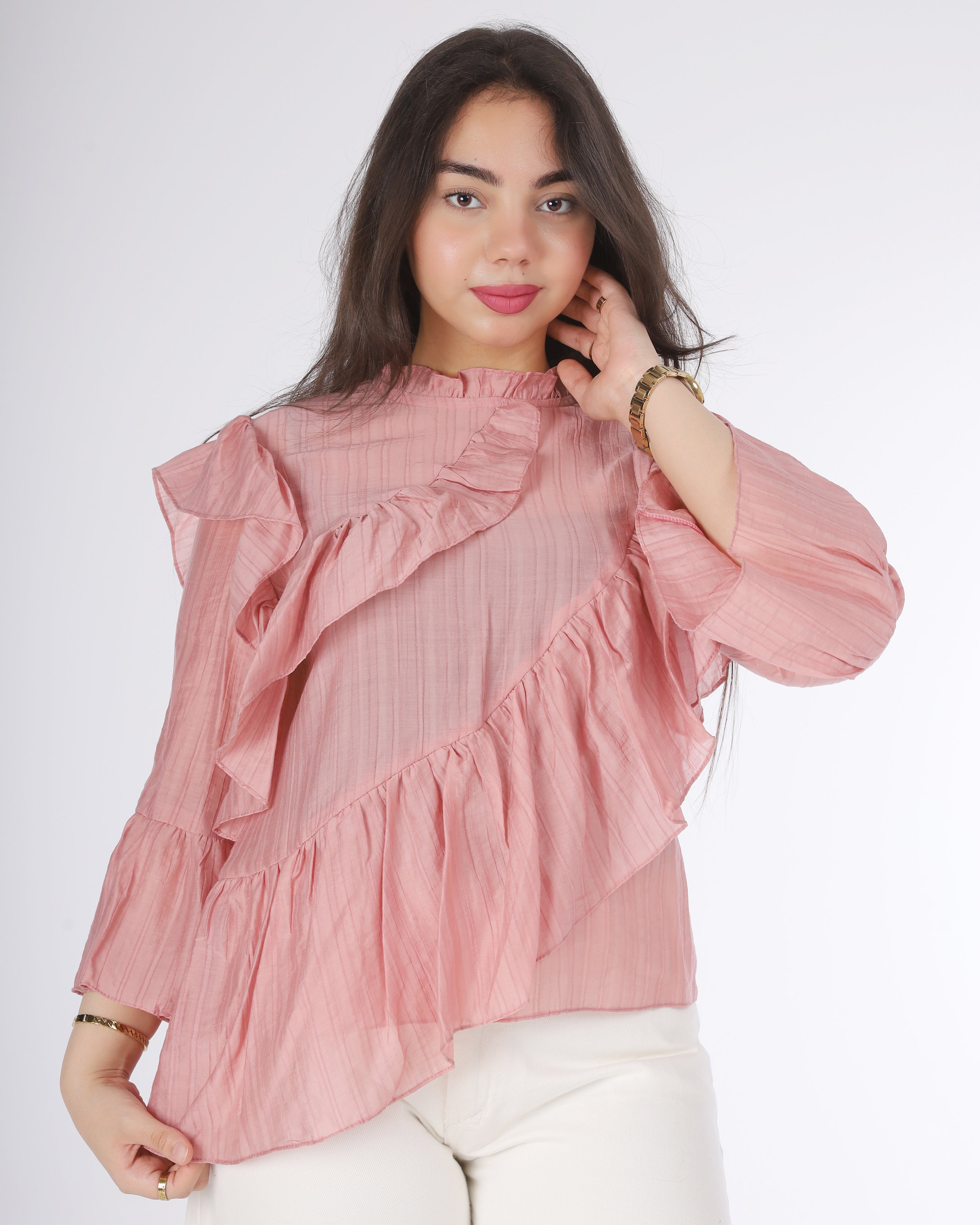 Ruffle Chiffon Blouse 20571088