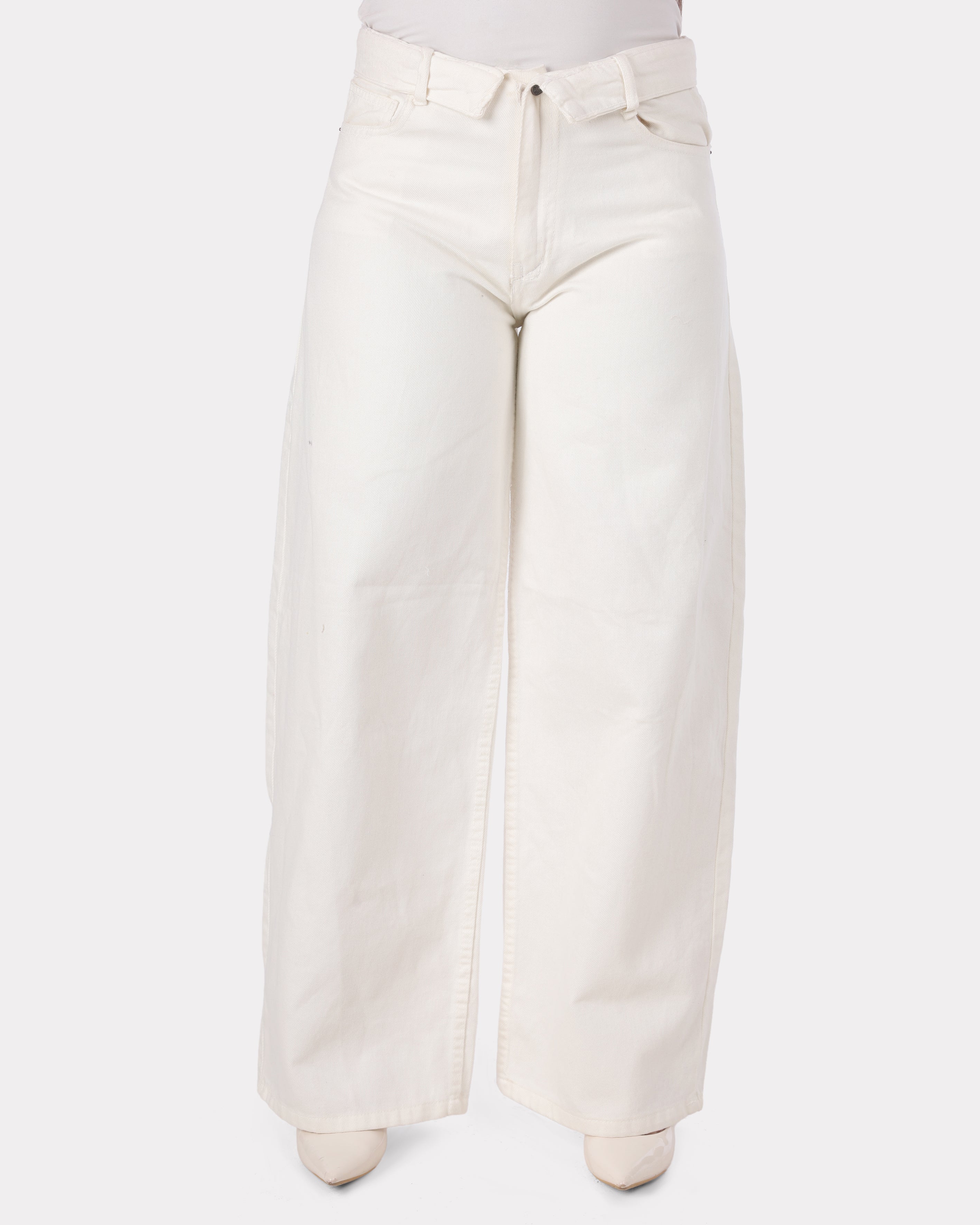 Wide Leg Denim Jeans 1022257
