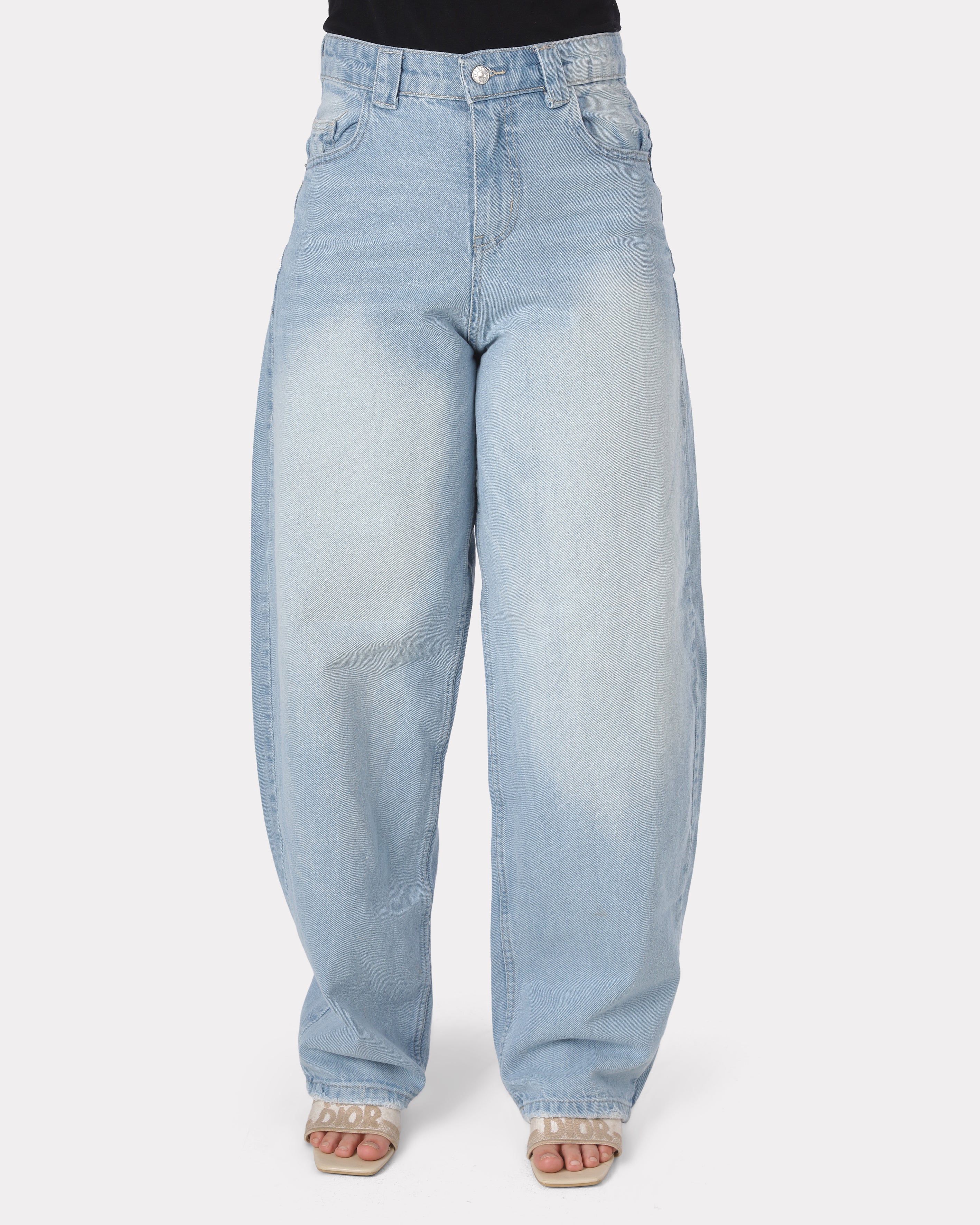 High-Waisted Mom Fit Denim Jeans 1022146