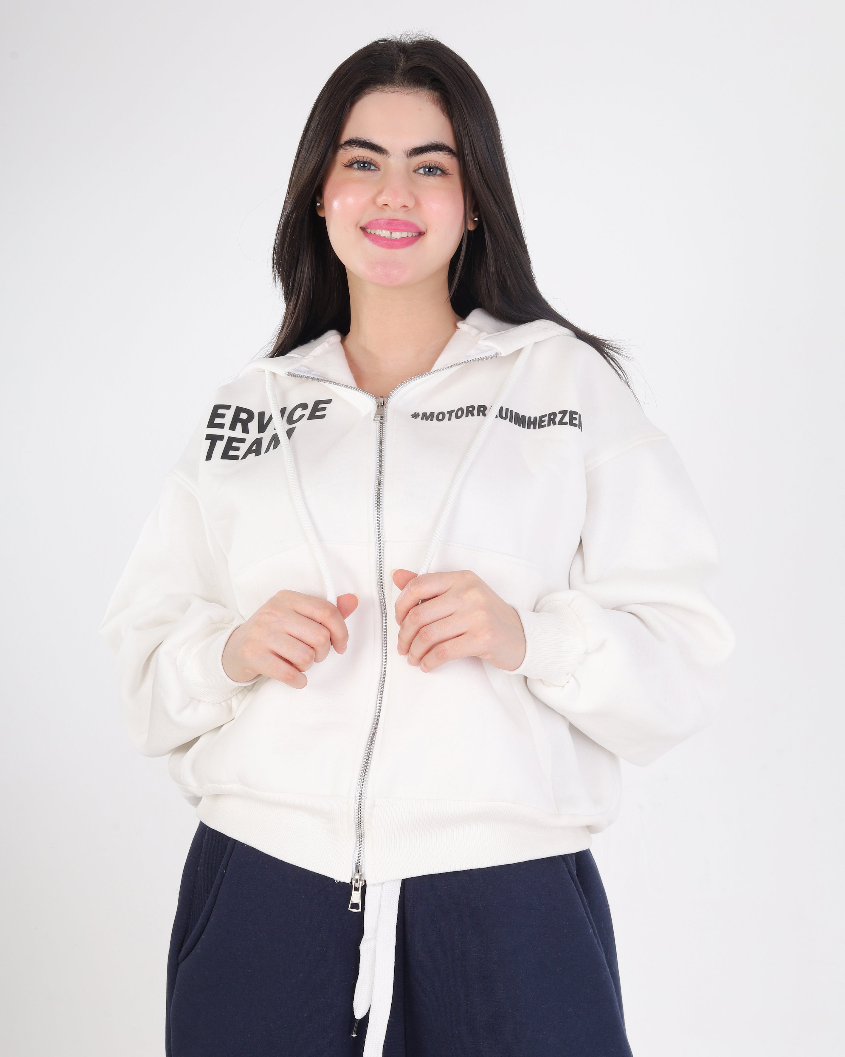 Oversized Zip-Up Hoodie 2188W520