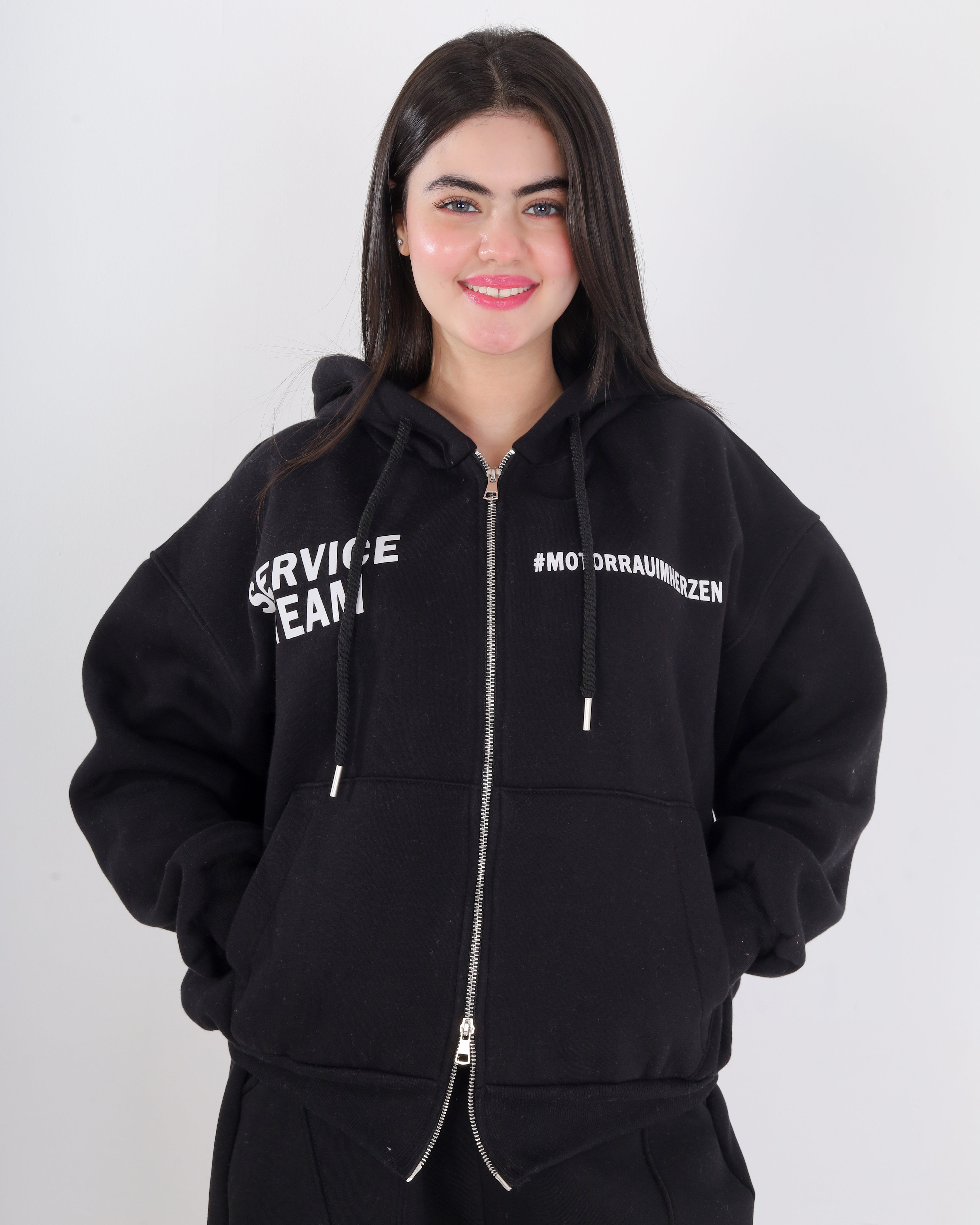 Oversized Zip-Up Hoodie 2188W520