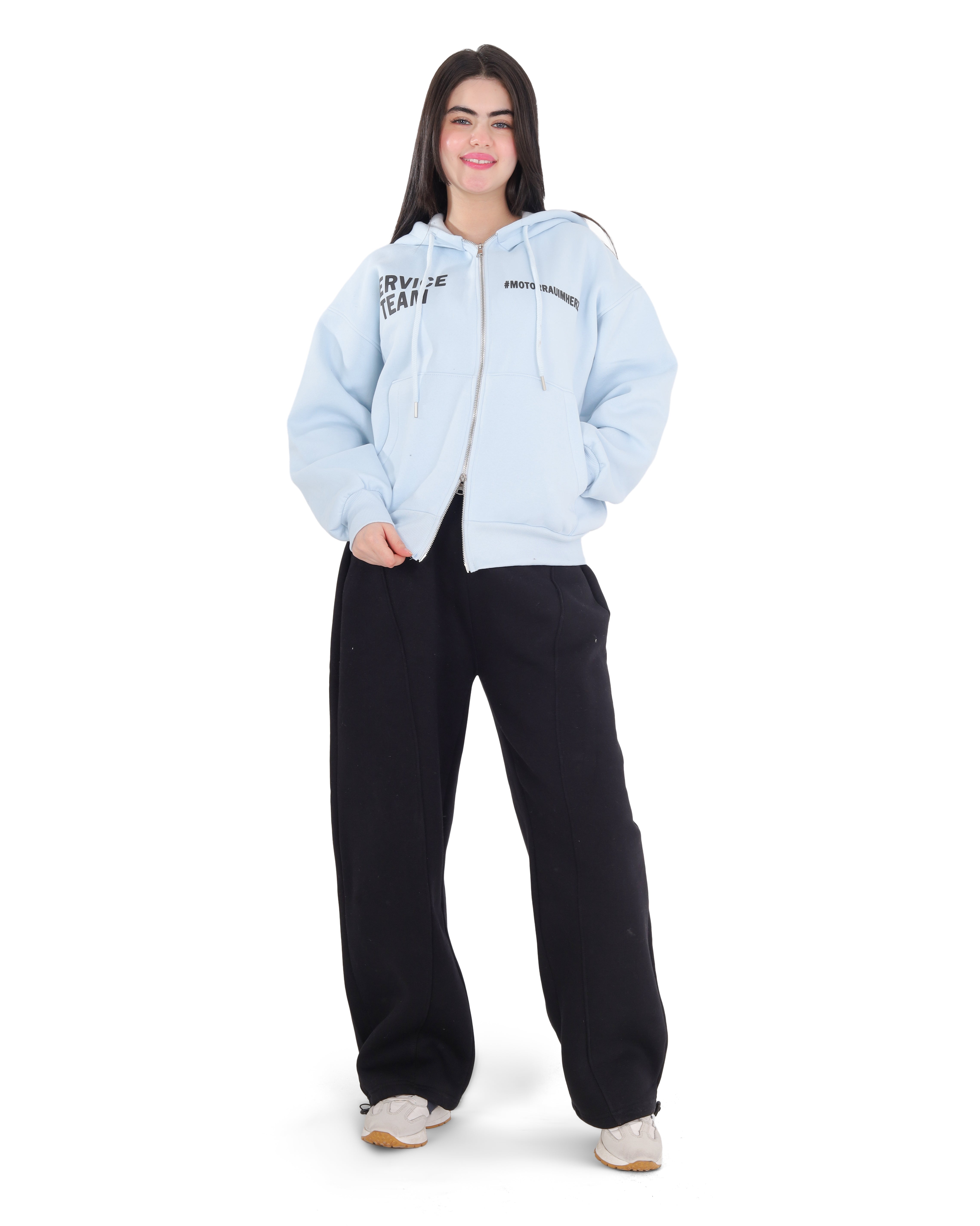 Oversized Zip-Up Hoodie 2188W520