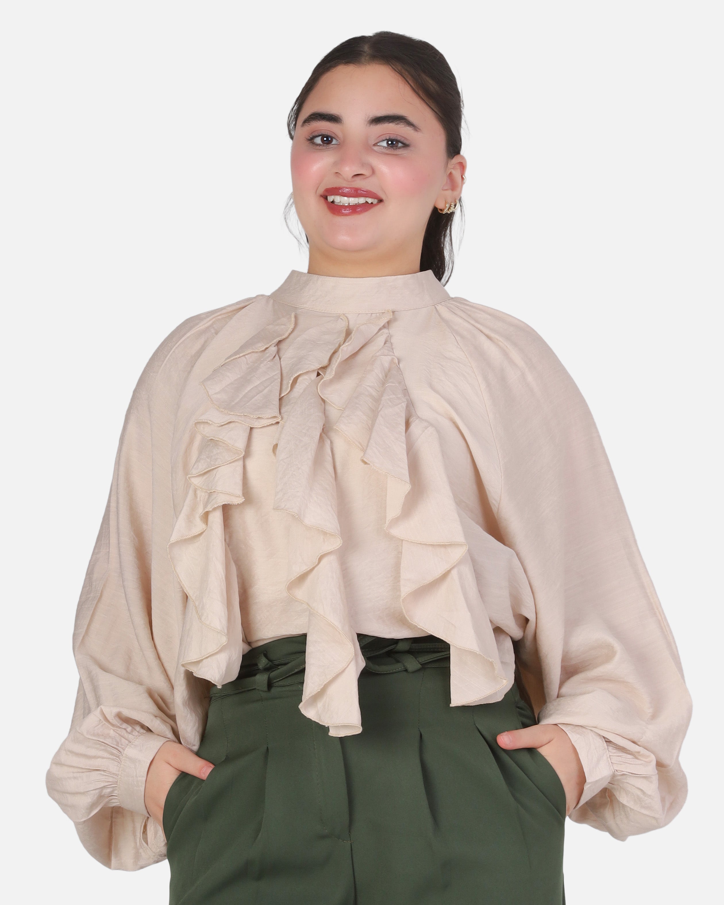 Elegant Ruffle Blouse 2000/092