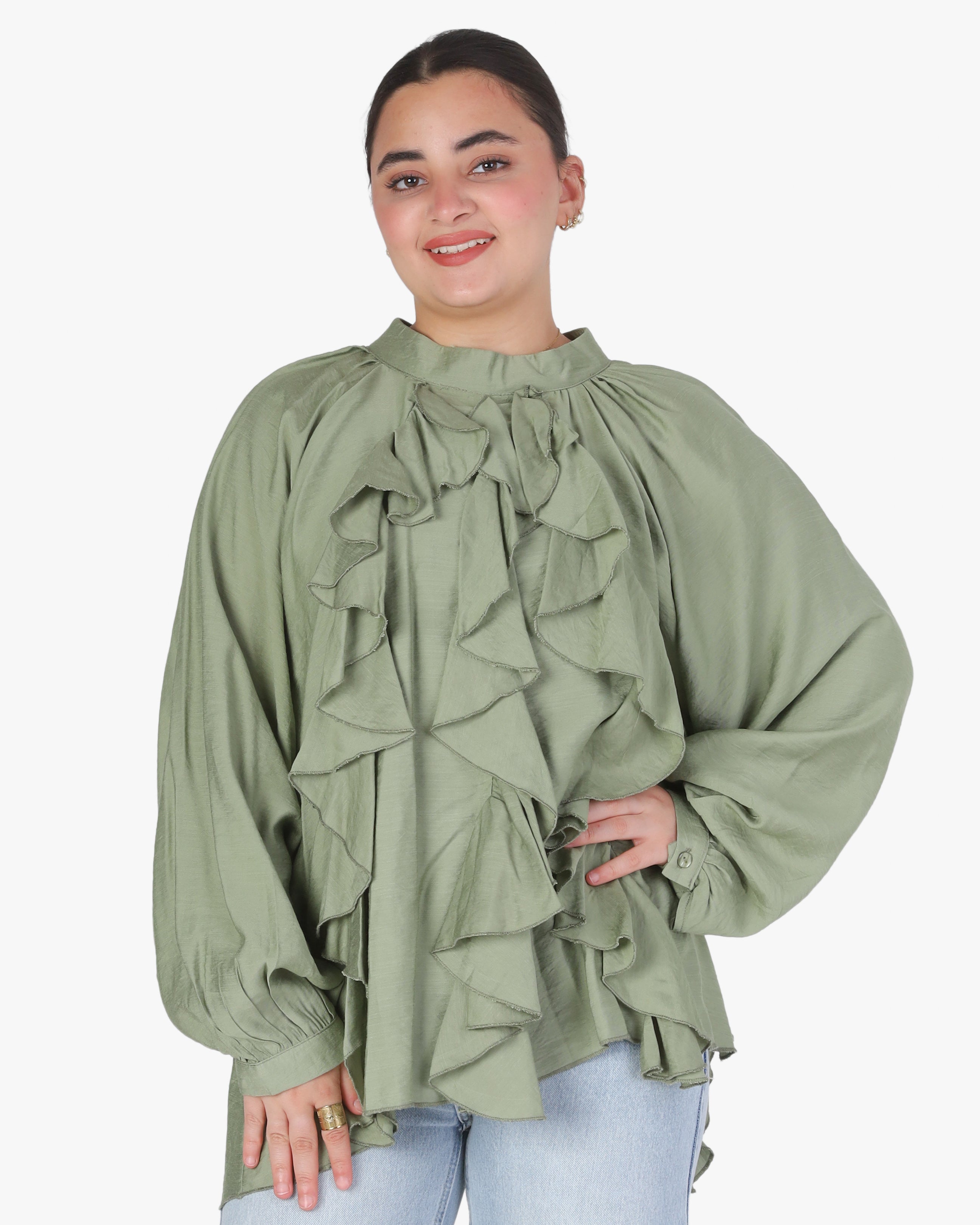 Elegant Ruffle Blouse 2000/092