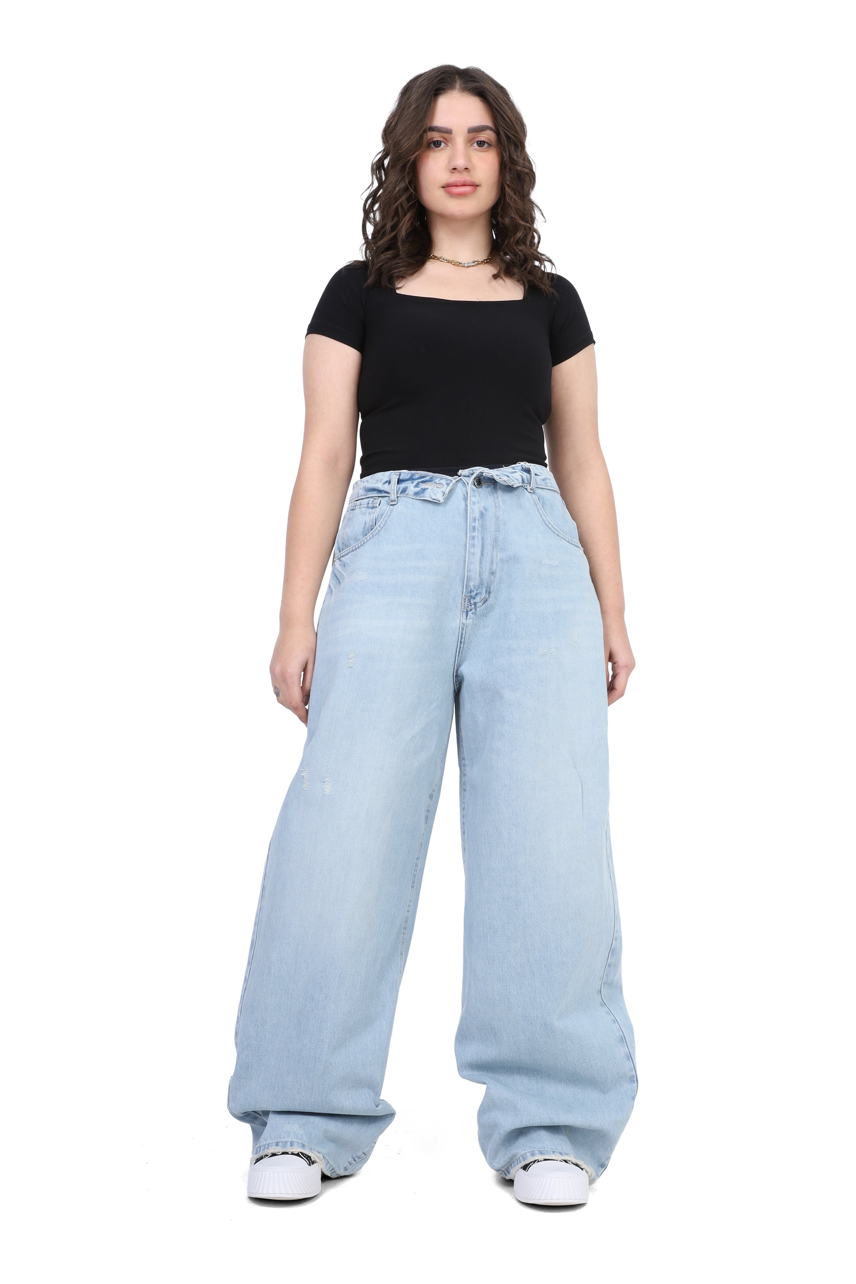 High-Waist Wide Leg Jeans 20682985