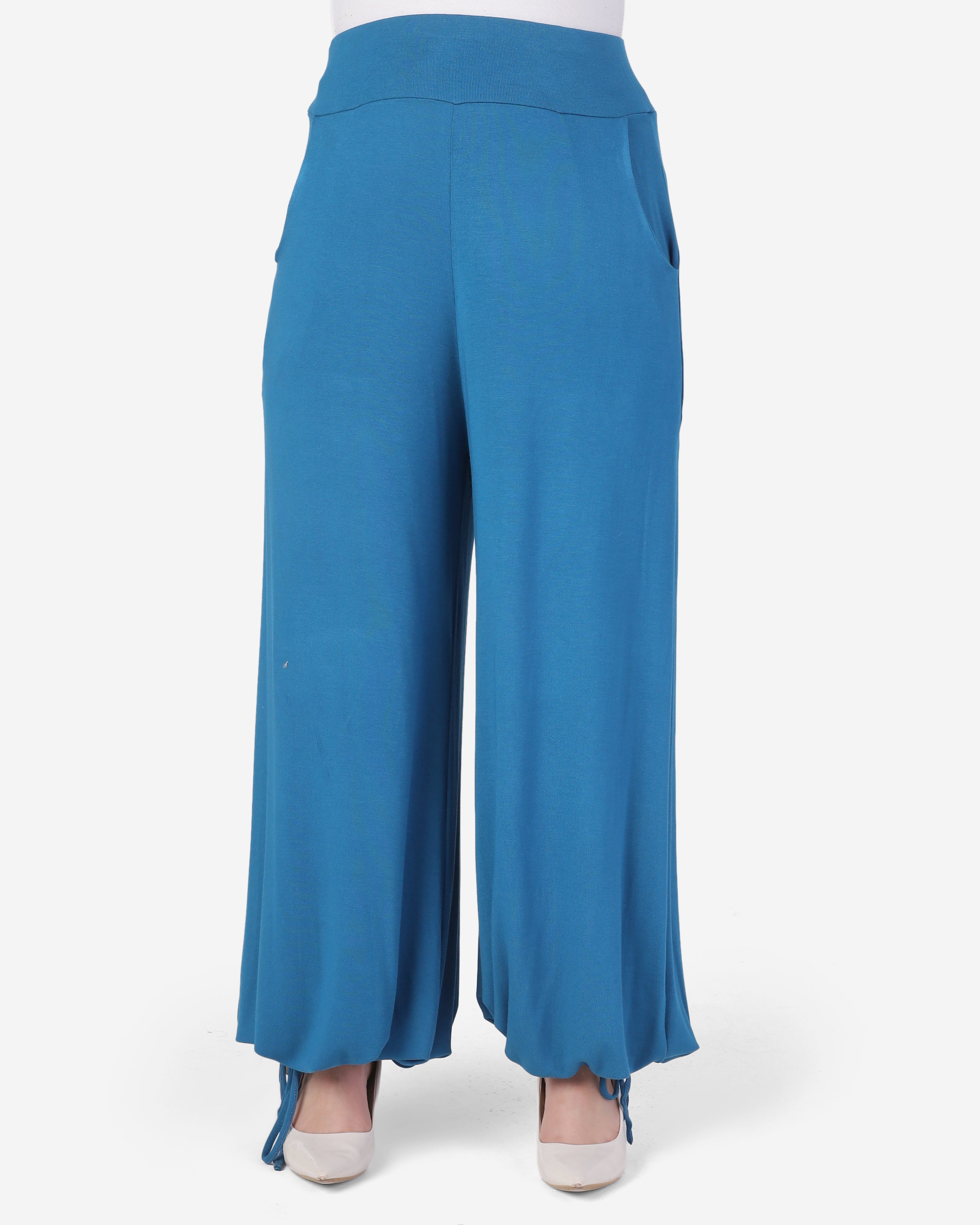 Loose Fit Balloon Trousers with Ankle Tie Detail 2011/258