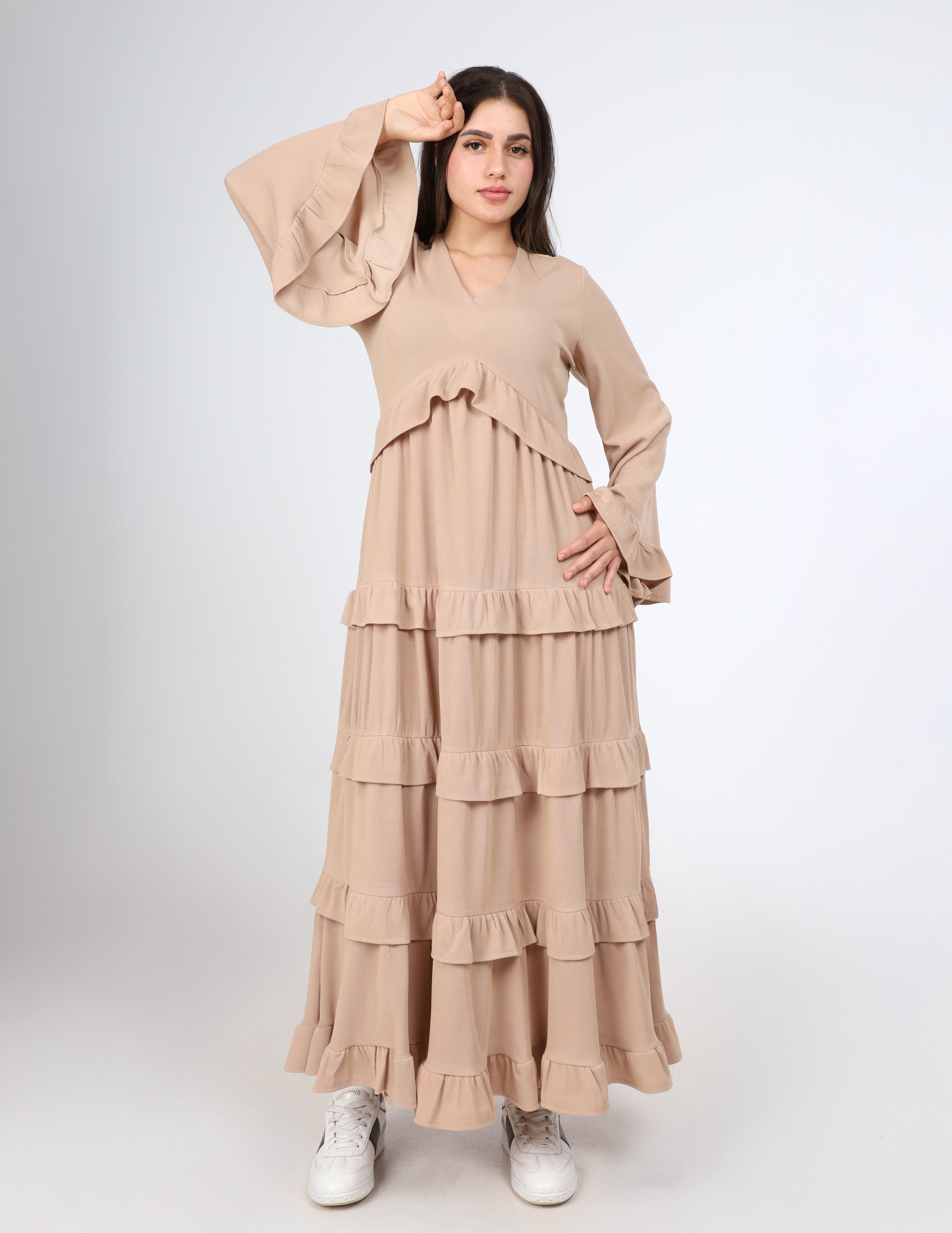 Ruffled Maxi Dress w1634132