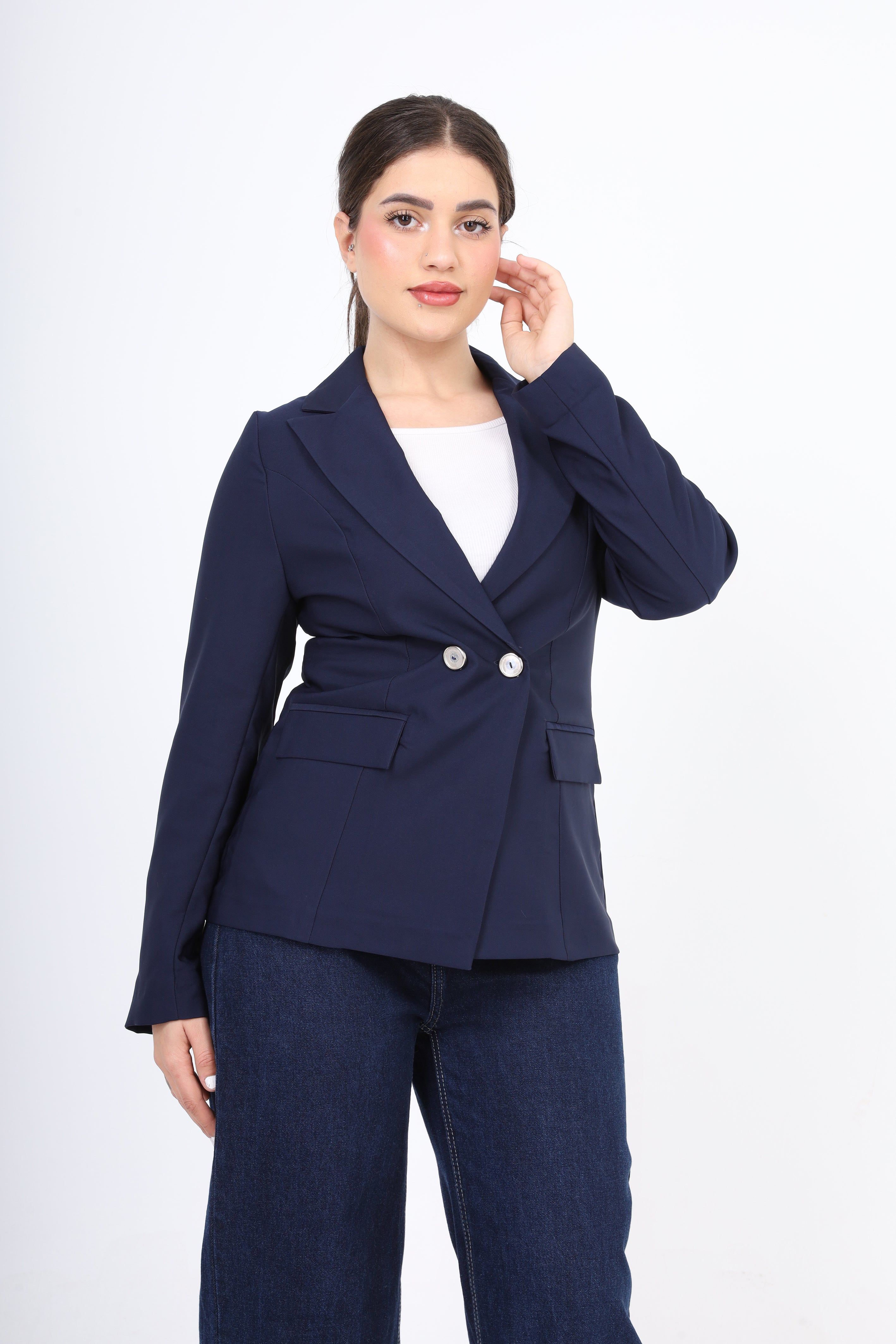 Classic Blazer with Buttons s1508545