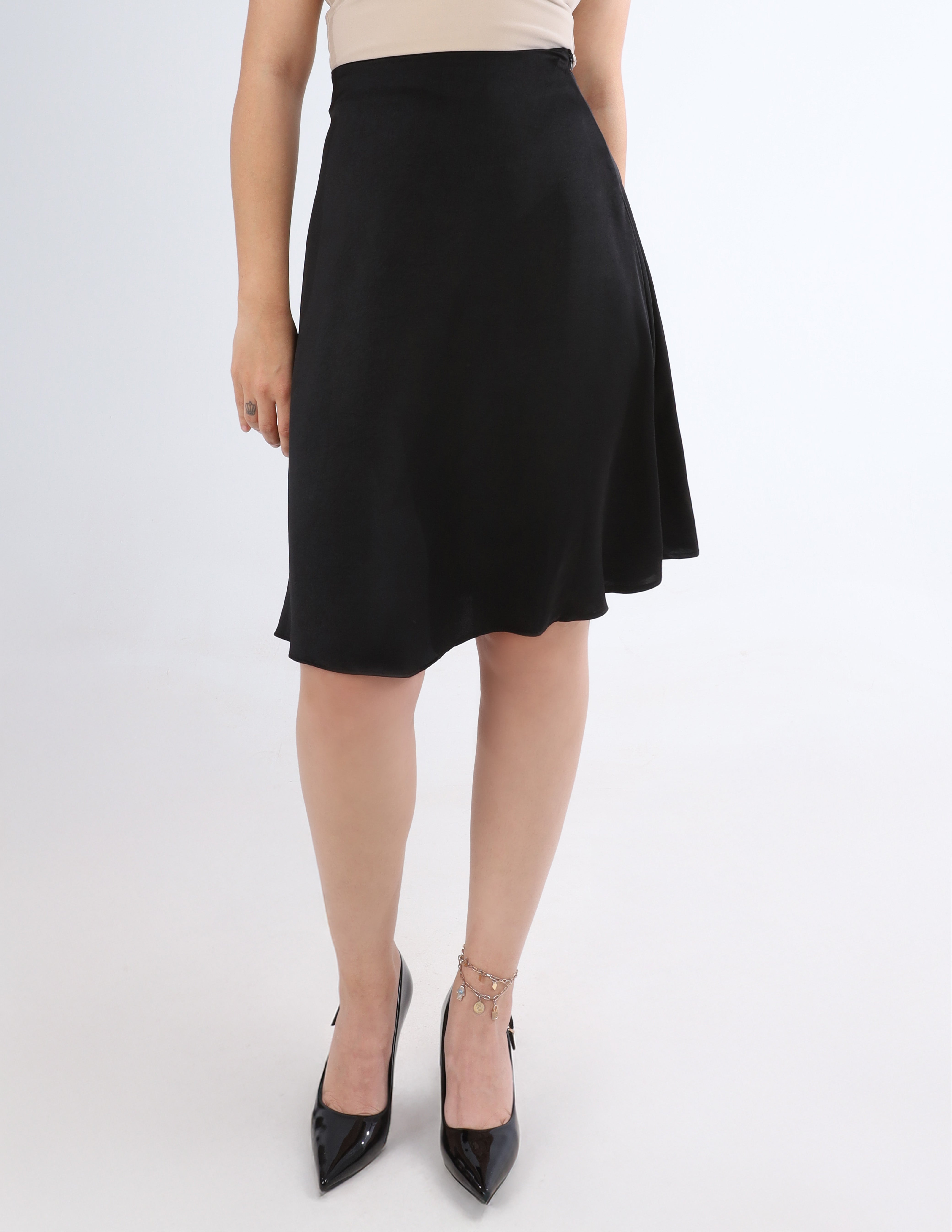 Mini Satin A-Line Skirt s1514488