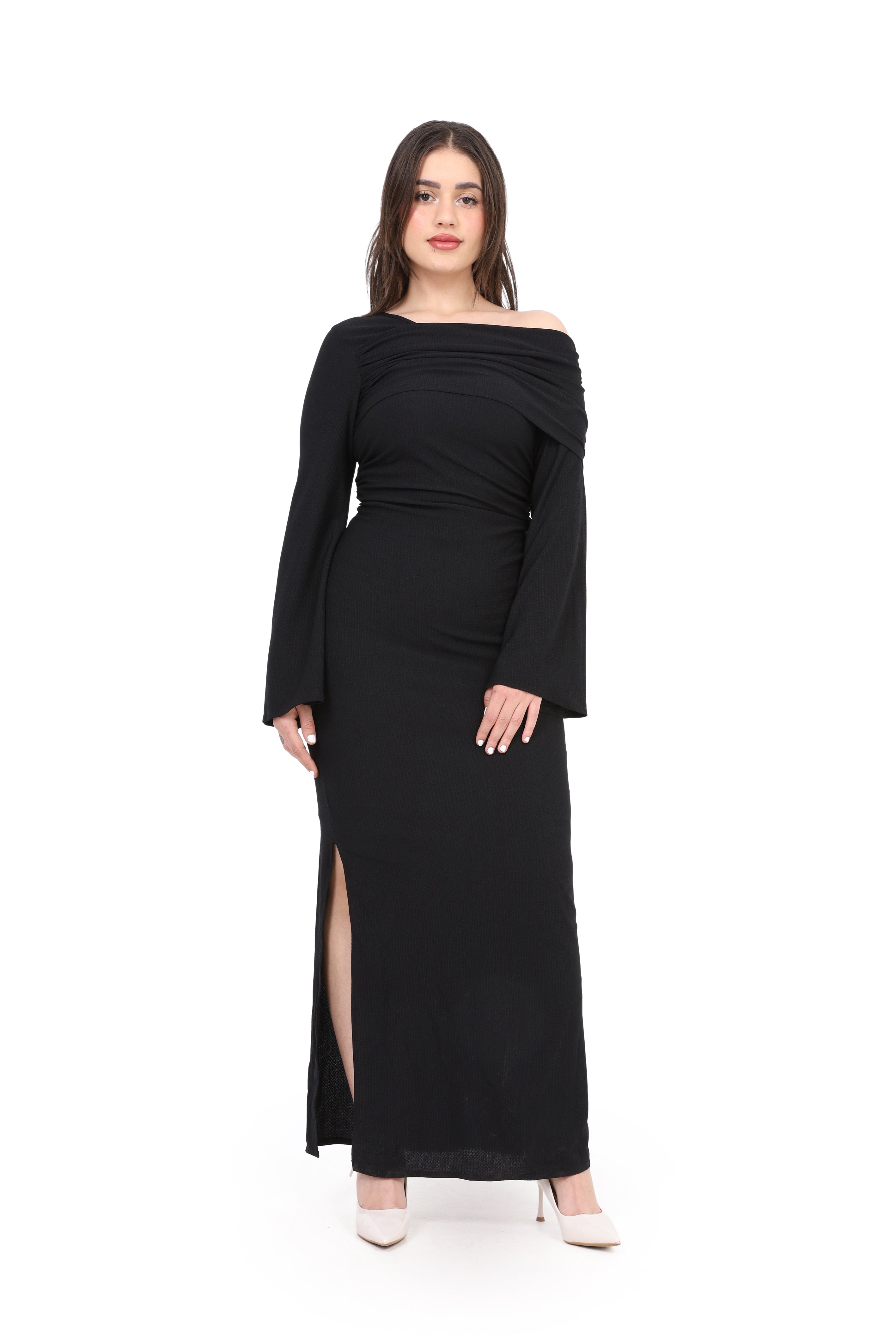 Off-Shoulder Ruched Maxi Dress s1514520/2