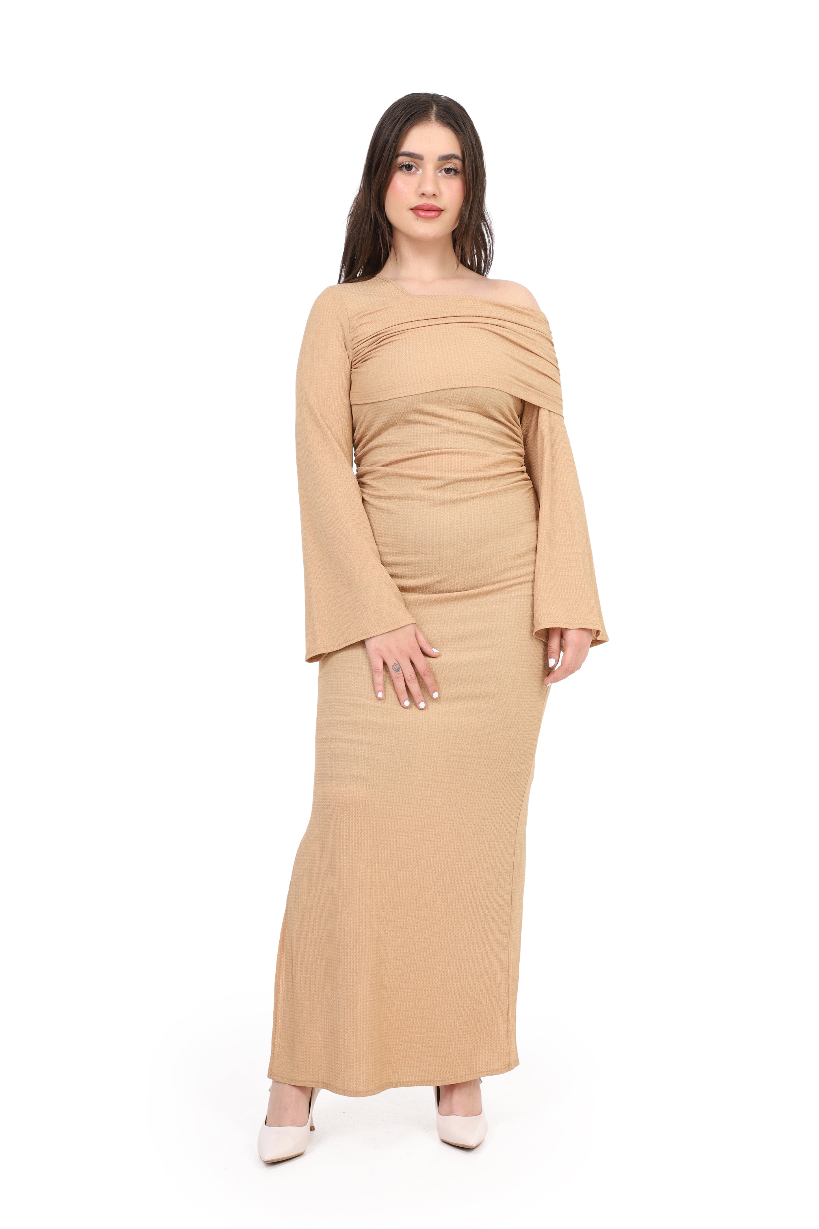 Off-Shoulder Ruched Maxi Dress s1514520/2