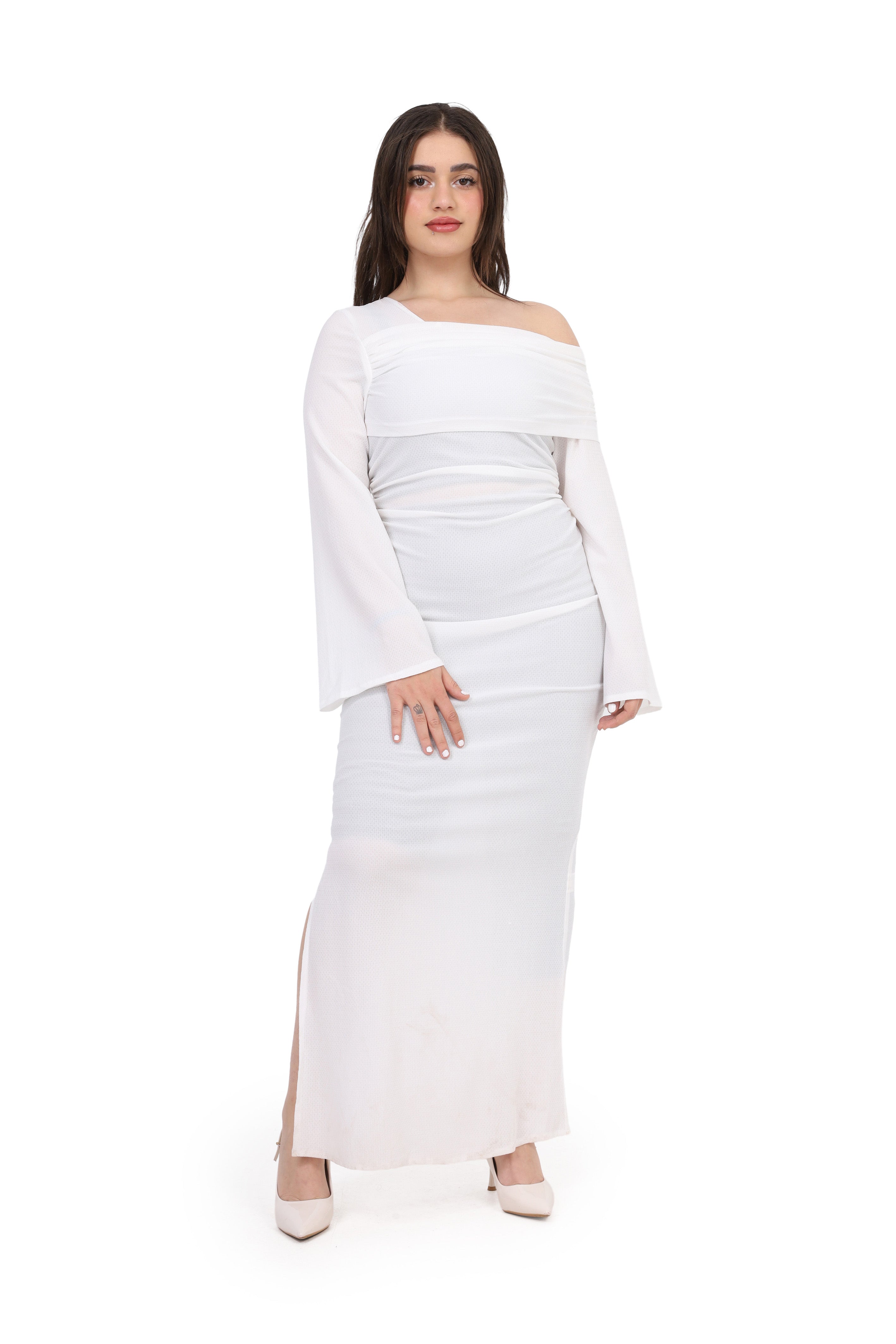 Off-Shoulder Ruched Maxi Dress s1514520/2